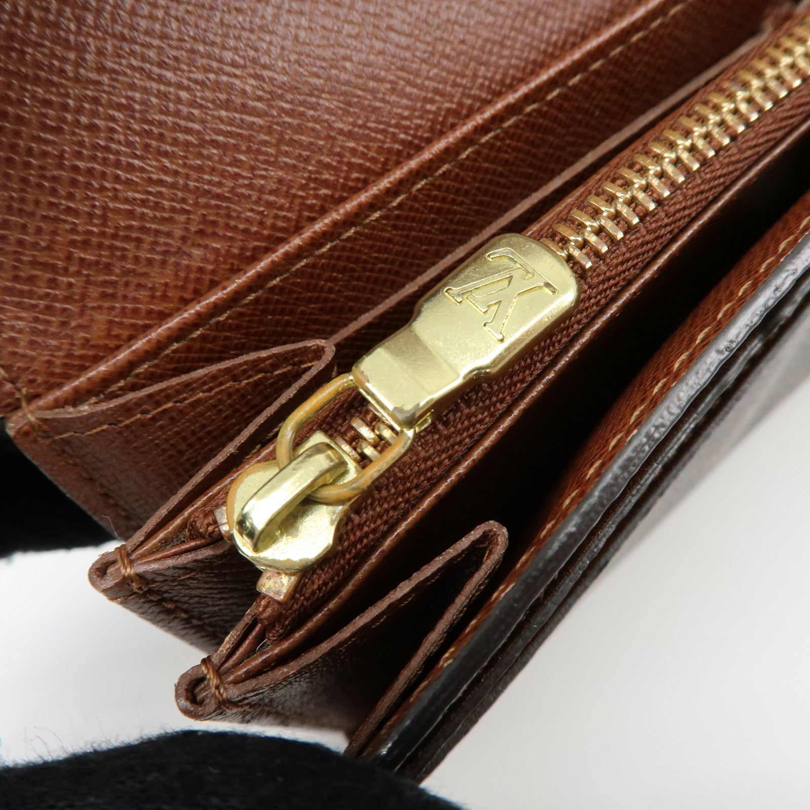 Louis Vuitton Monogram Portefeuille Sarah Long Wallet Brown M61734