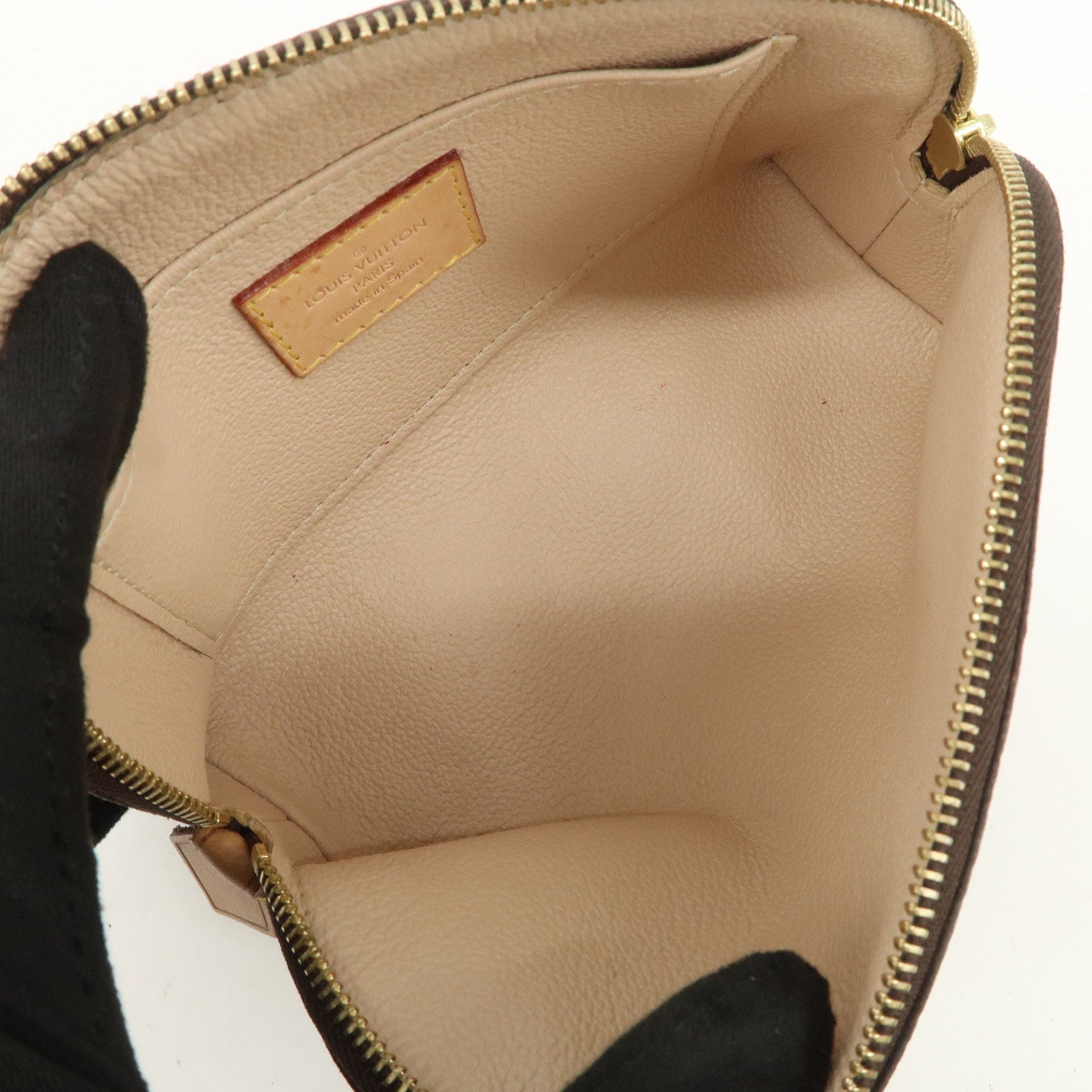 Louis Vuitton Monogram Pochette Cosmetic Pouch Brown M47515