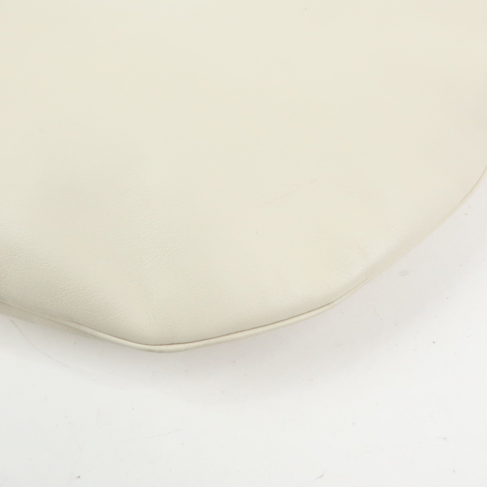 GUCCI Sherry Leather Shoulder Bag Hand Bag Ivory 154401