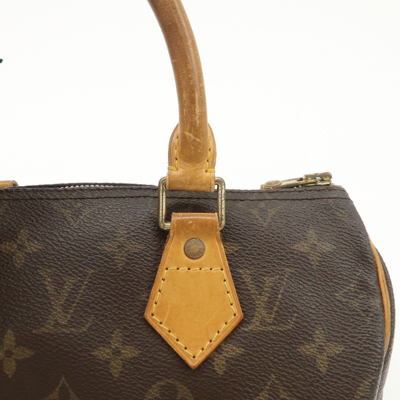 Louis Vuitton Monogram Speedy 25 Hand Bag Boston Bag M41528 Used
