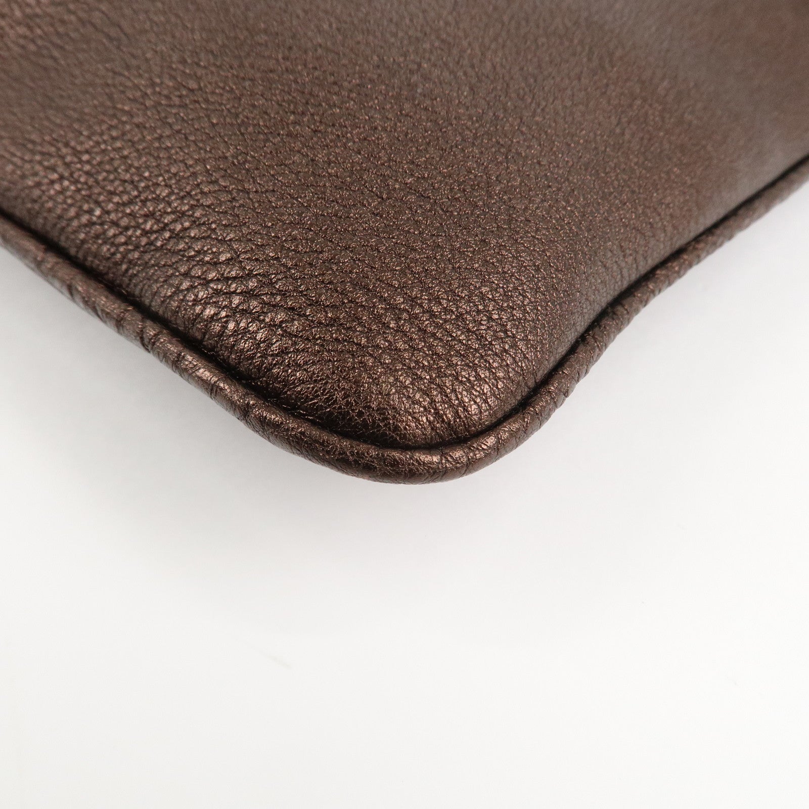 LOEWE Senda Leather Shoulder Bag Shoulder Bag Crossbody Bag Brown Used