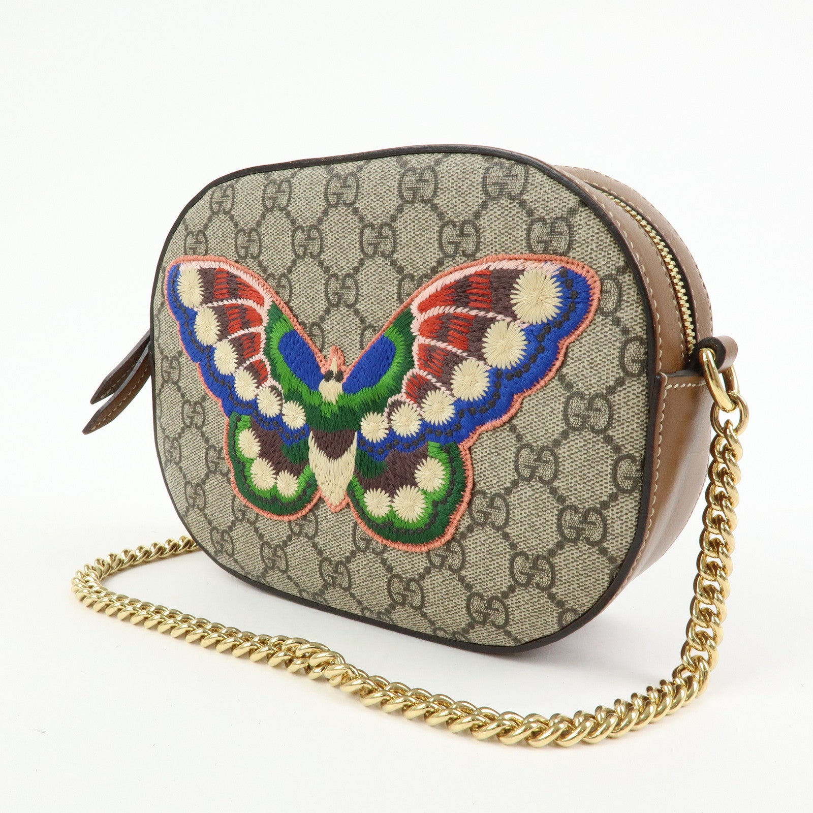 GUCCI GG Supreme Leather Shoulder Crossbody Bag JapanLimited 409535
