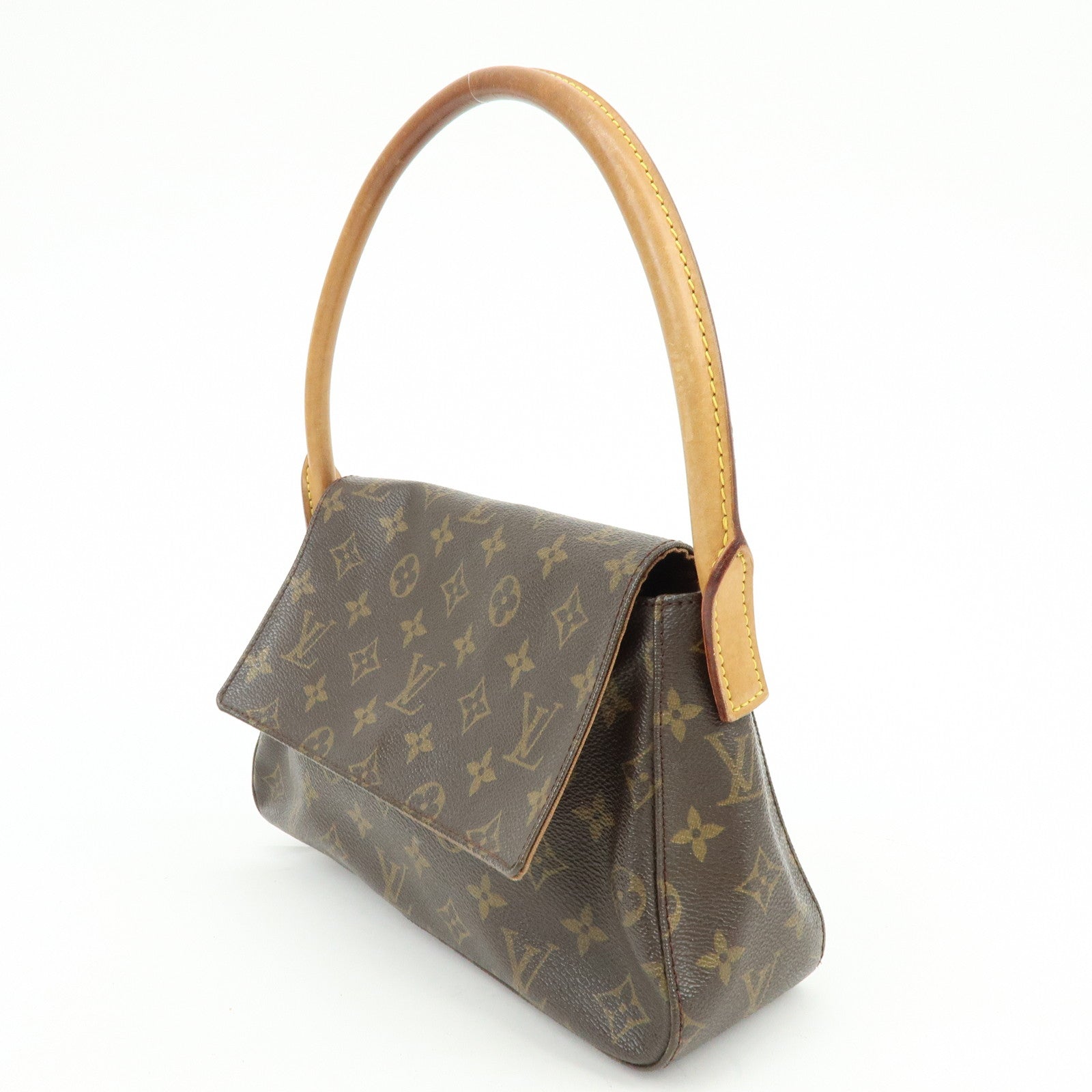 Louis Vuitton Monogram Mini Looping Shoulder Bag Brown M51147