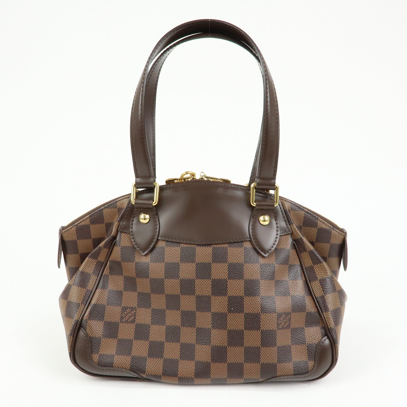 Louis Vuitton Damier Verona PM Hand Bag Damier Ebene N41117