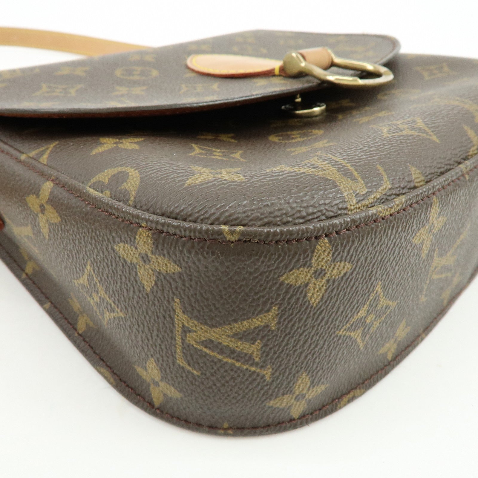 Louis Vuitton Monogram Saint Cloud GM Shoulder Bag Brown M51242