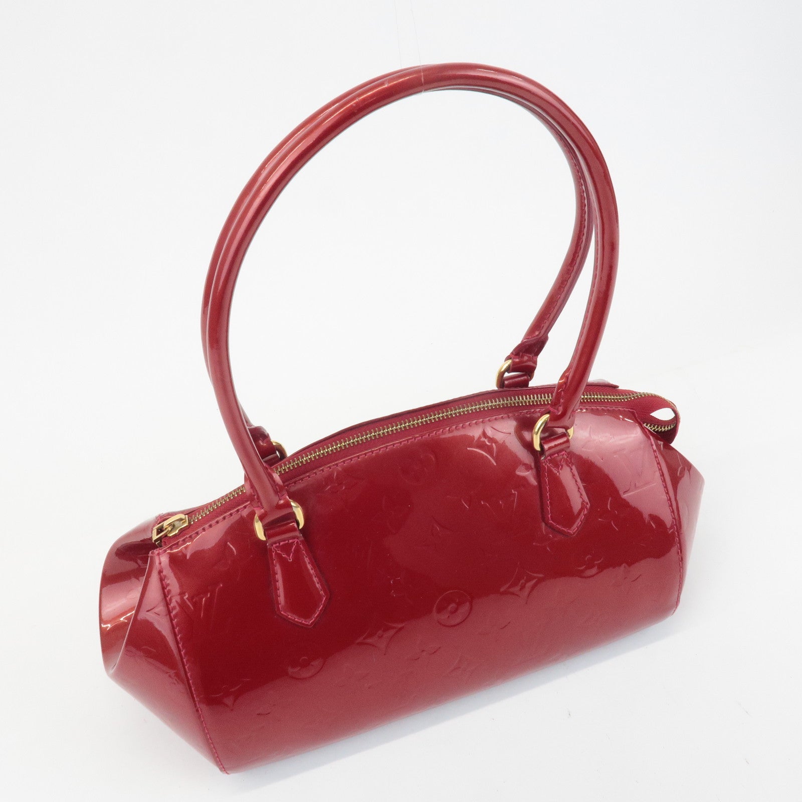 Louis Vuitton Monogram Sherwood PM Vernis Leather Shoulder Bag M91494 Used