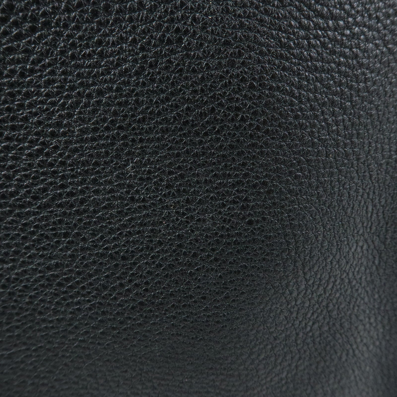 GUCCI Sherry Vintage Logo Leather Clutch Bag Black 500981