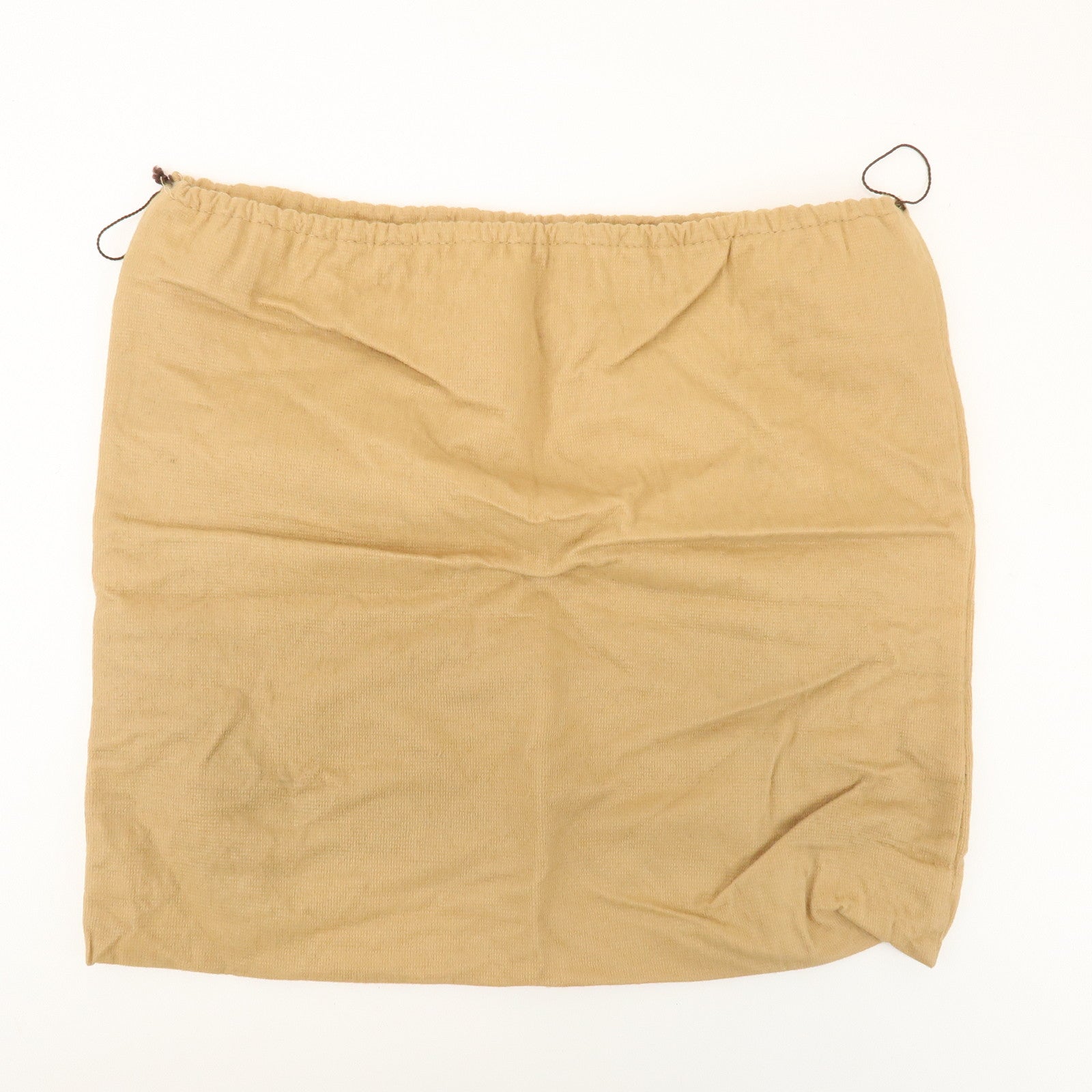 HERMES Set of 8 Drawstring Style Dust Bag Storage Bag Beige Brown