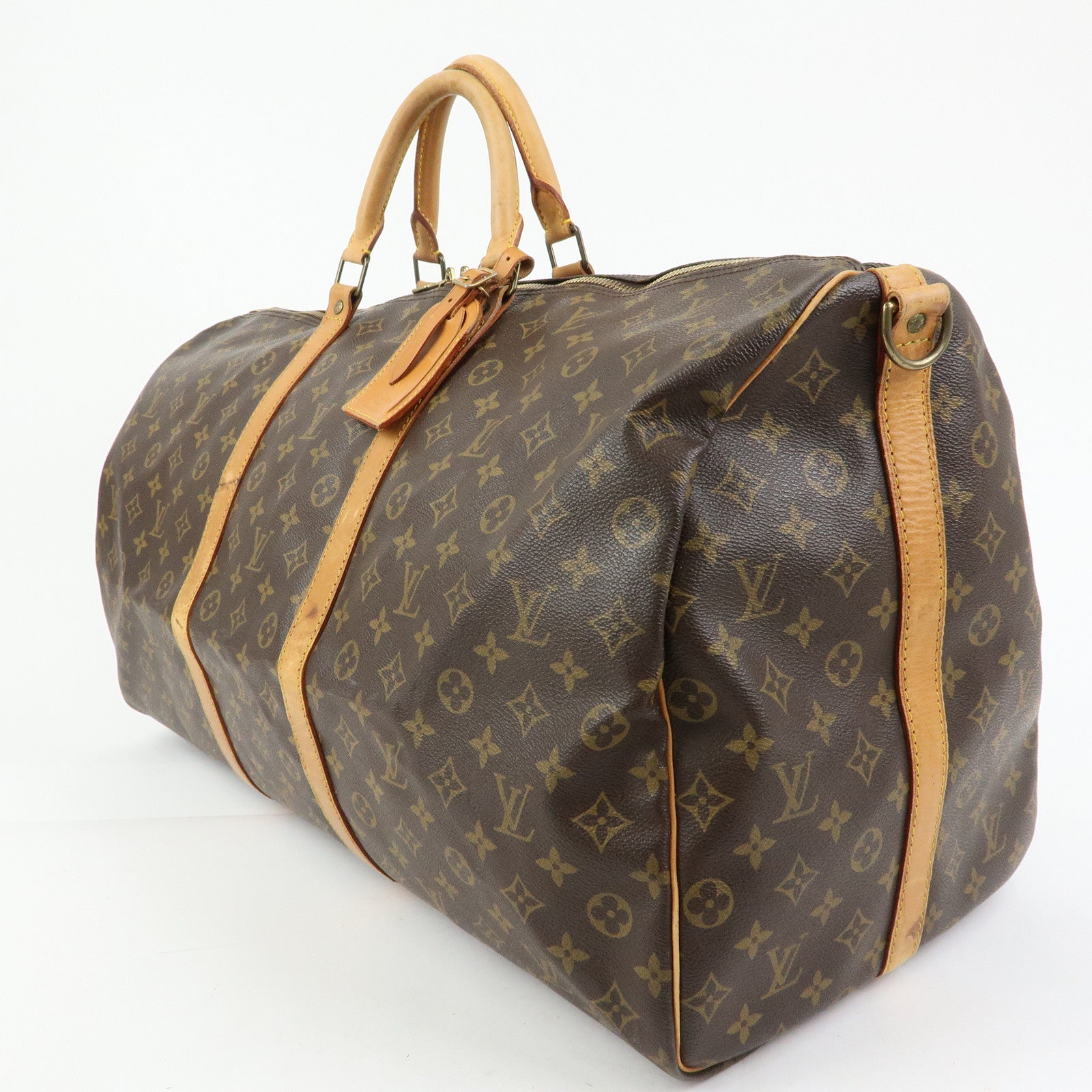 Louis Vuitton Monogram Keep All Bandouliere 60 Boston Bag M41412