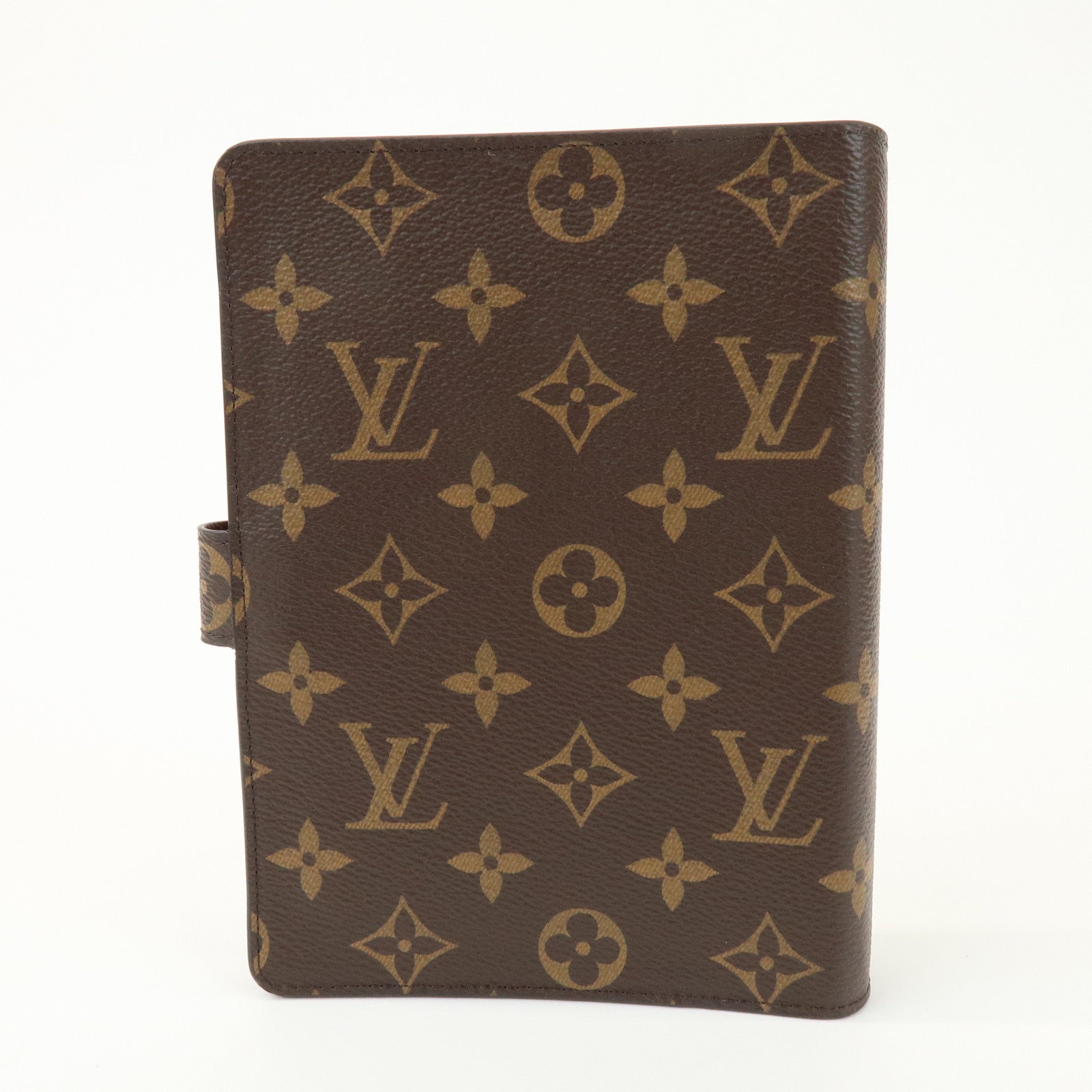 Louis Vuitton Monogram Agenda MM Planner Cover Brown R20004