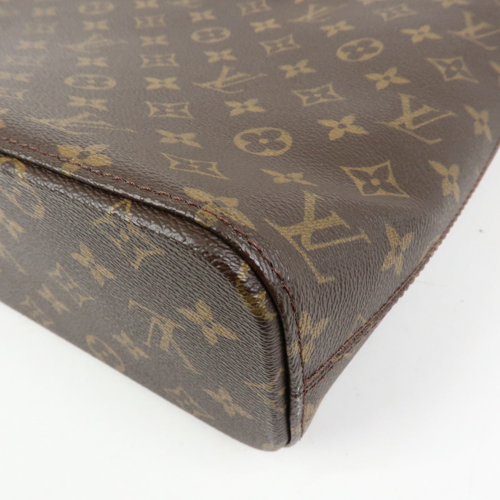Louis Vuitton Monogram Luco Tote Bag Shoulder Bag Brown M51155