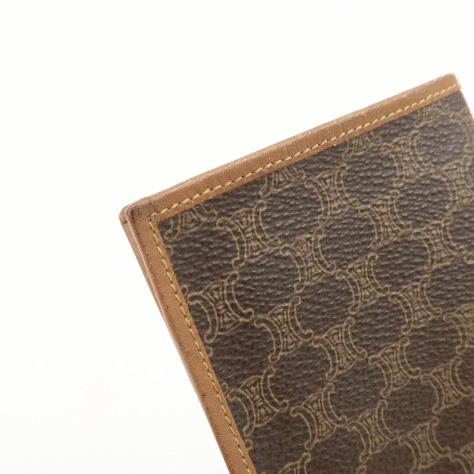 CELINE Macadam Set of 2 Sunglasses Case Key Case Brown