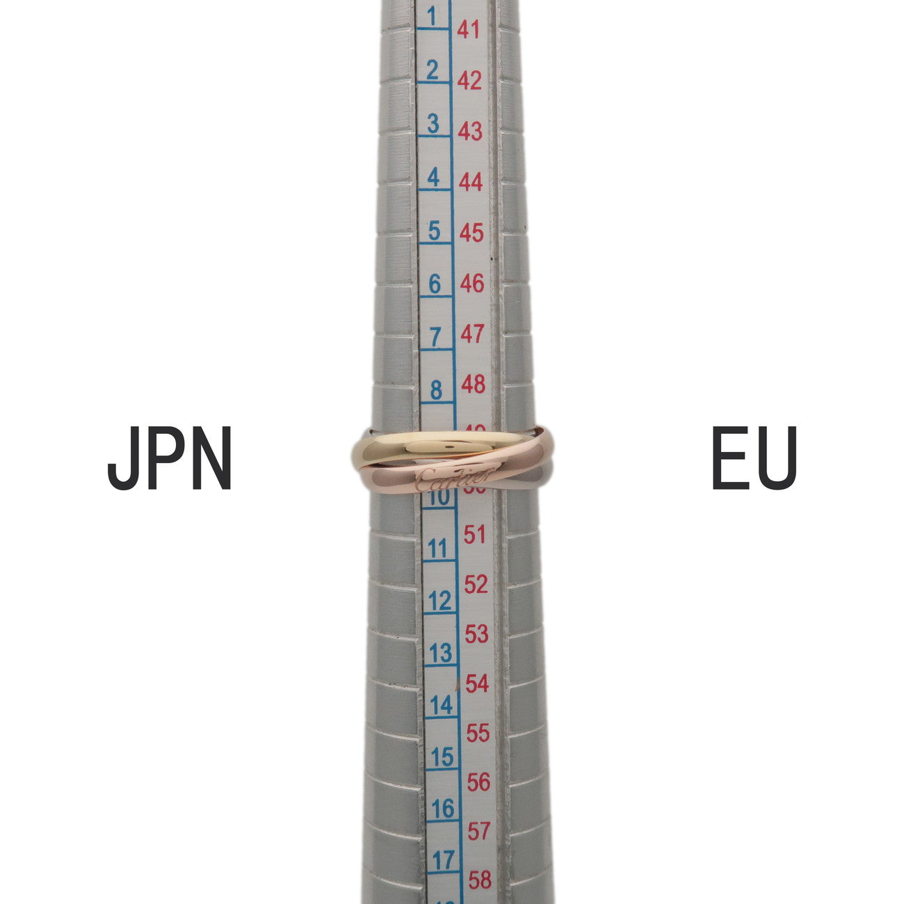 Cartier Trinity Ring SM K18 750YG/PG/WG US5 EU49 HK11