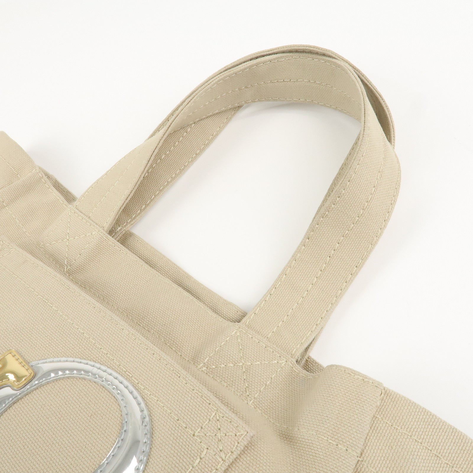 Louis Vuitton Canvas That's Love Tote Bag Hand Bag Ivory M95468 Used