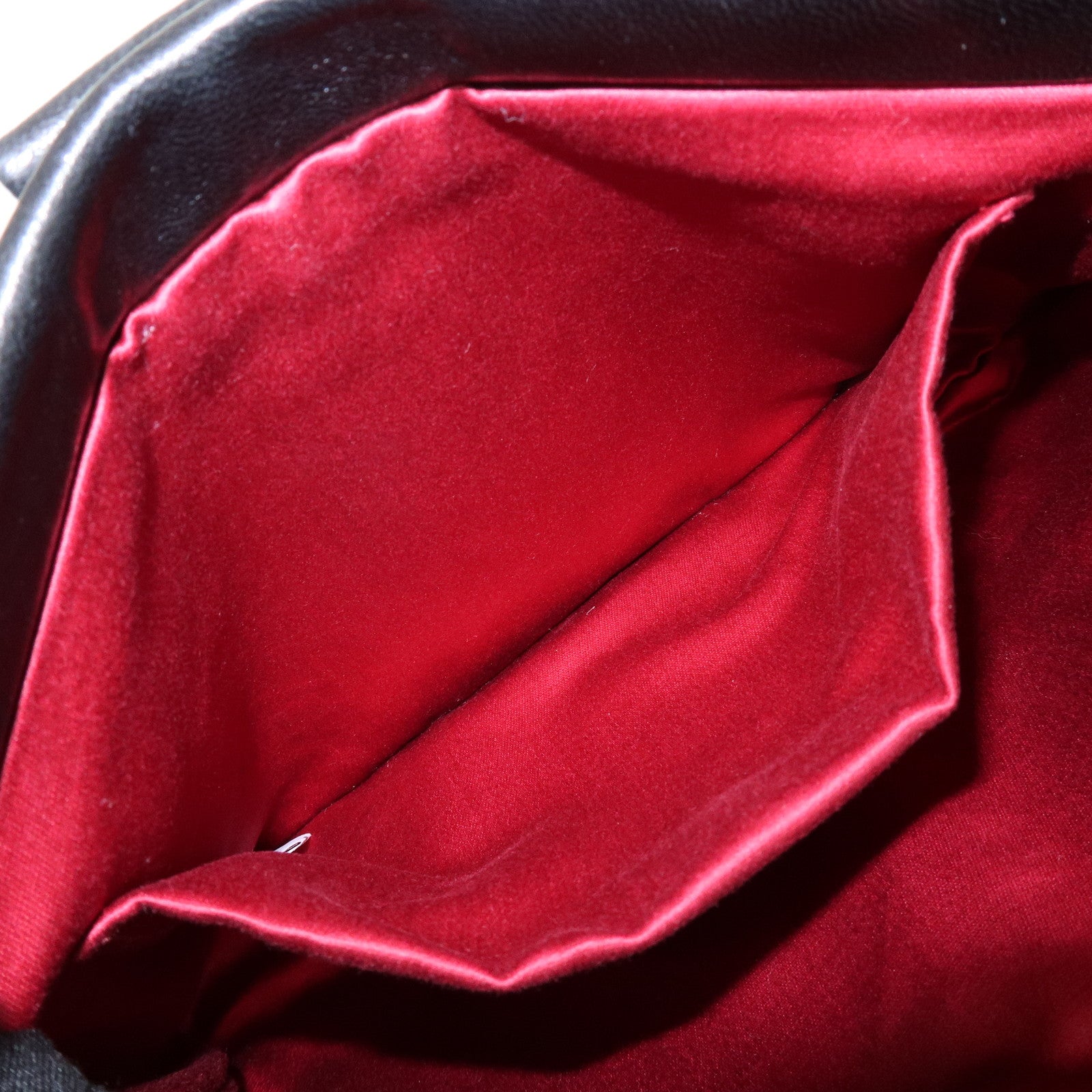 MIU MIU Matelasse Nappa Leather Shoulder Bag Black RM1892