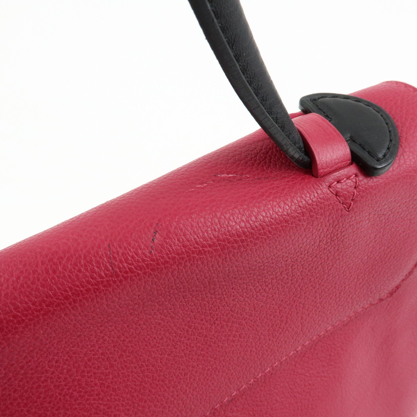 Louis Vuitton Lockme PM Leather Hand Shoulder Bag Fuchsia M50360