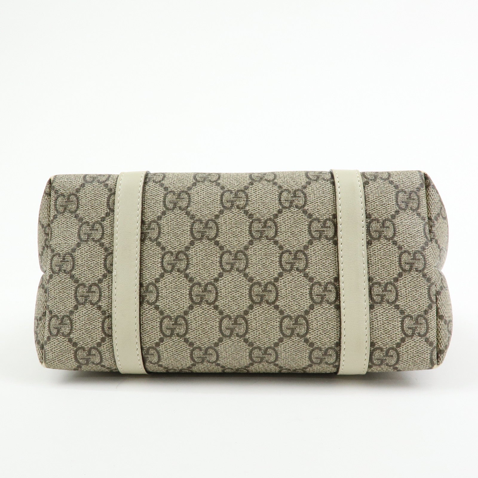 GUCCI GG Supreme Leather Tote Bag Hand Bag Beige 297557