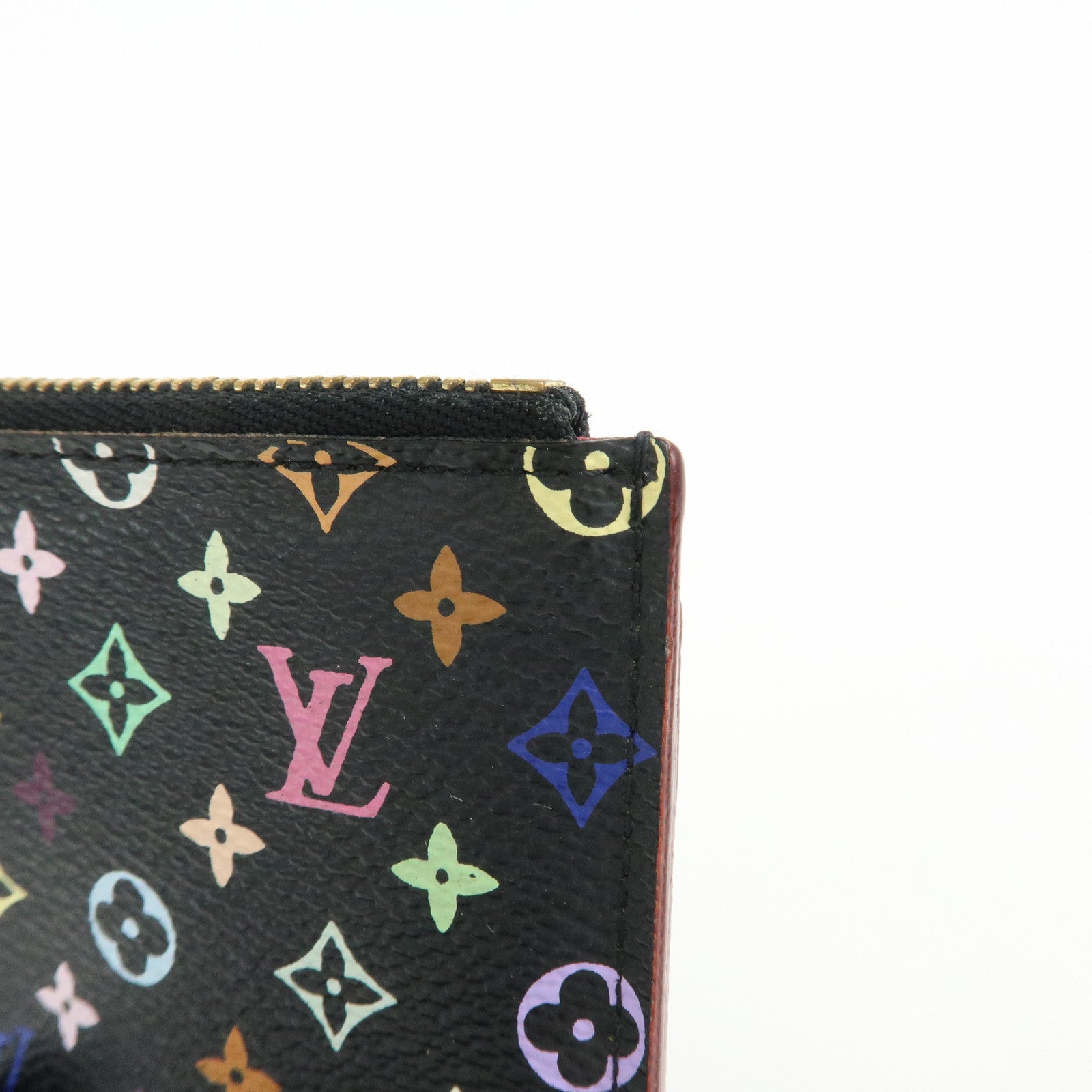 Louis Vuitton Monogram Multicolor Pochette Cles Coin Case M93735
