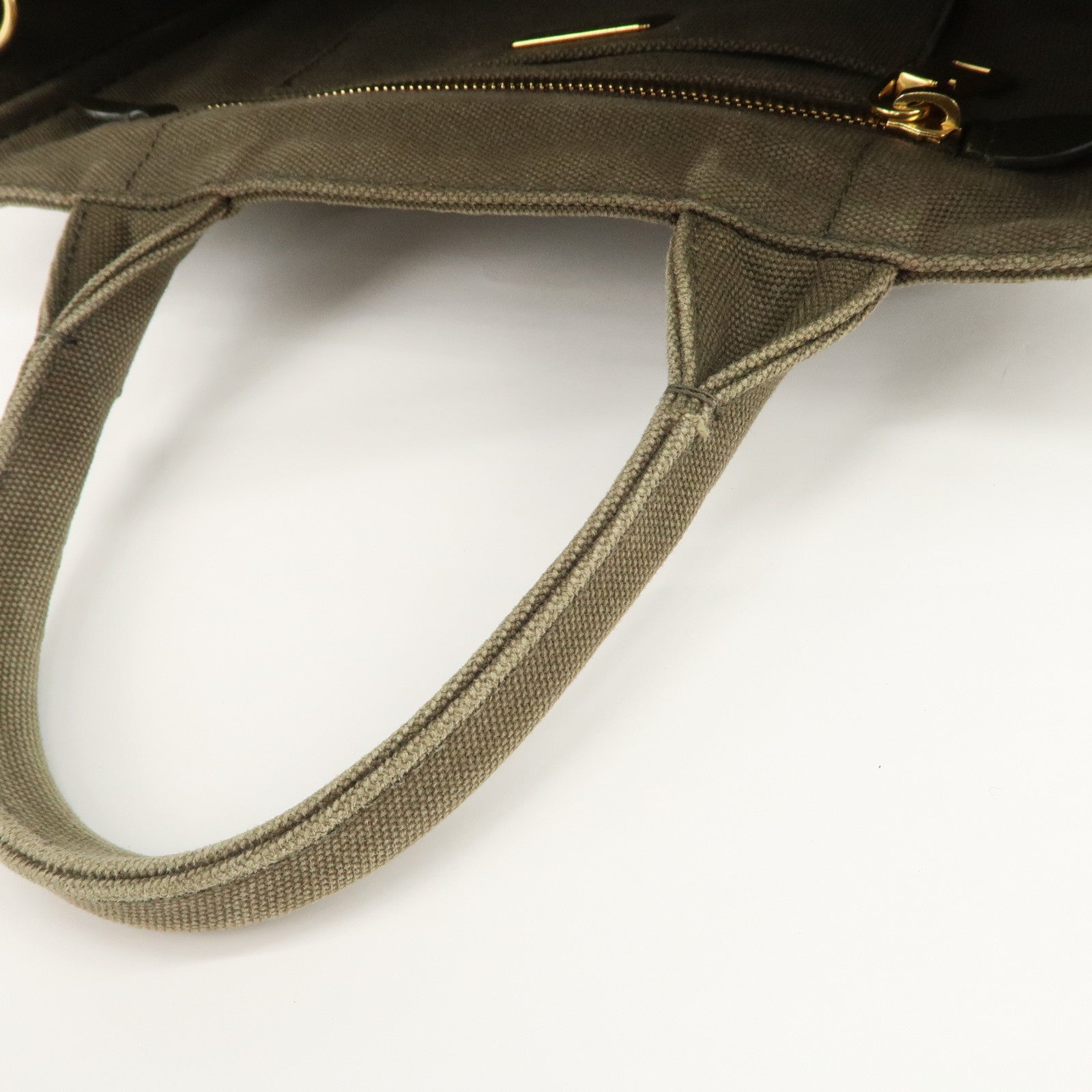 PRADA Canapa Mini Canvas 2WAY Bag Hand Bag Shoulder Bag BN2439G