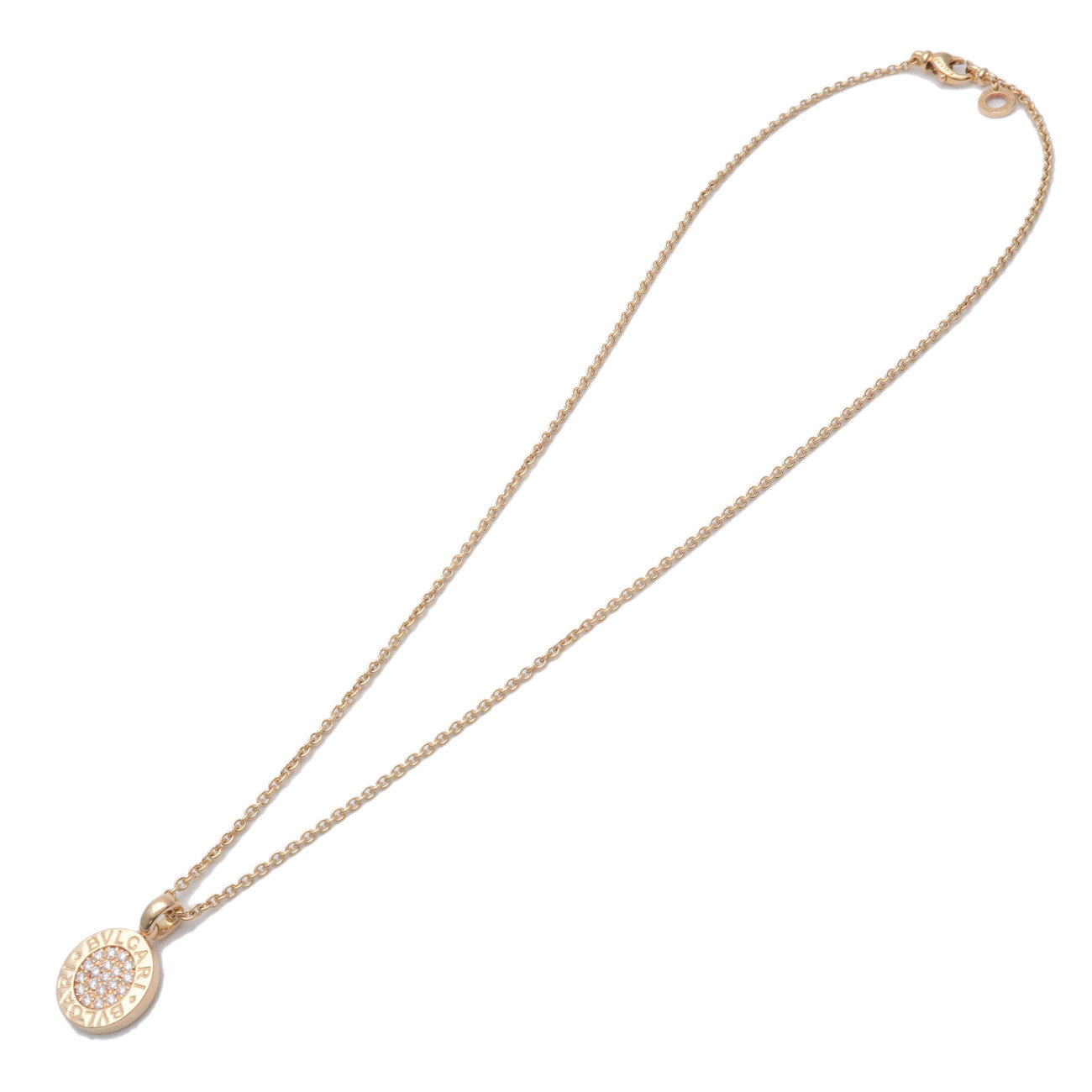 BVLGARI BVLGARI Diamond Necklace K18 750YG Yellow Gold