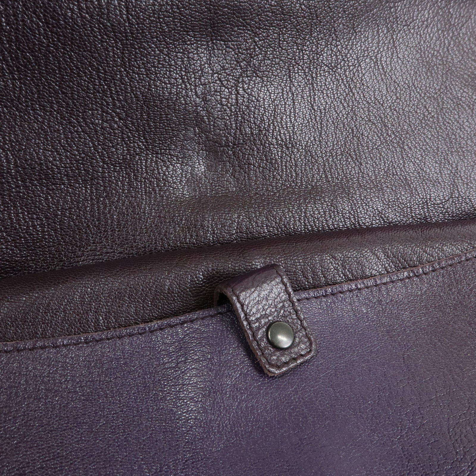 BOTTEGA VENETA Intrecciato Leather Shoulder Crossbody Bag Purple