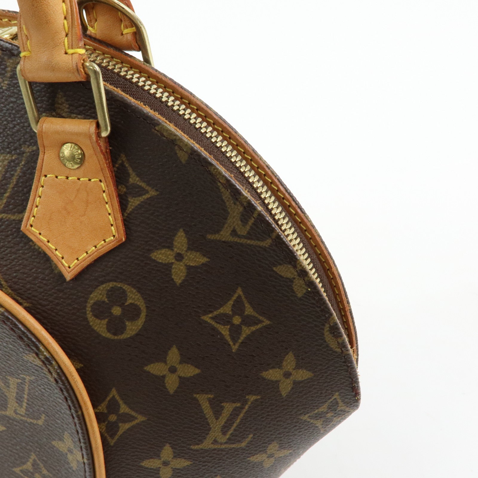 Louis Vuitton Monogram Ellipse PM Hand Bag Brown M51127