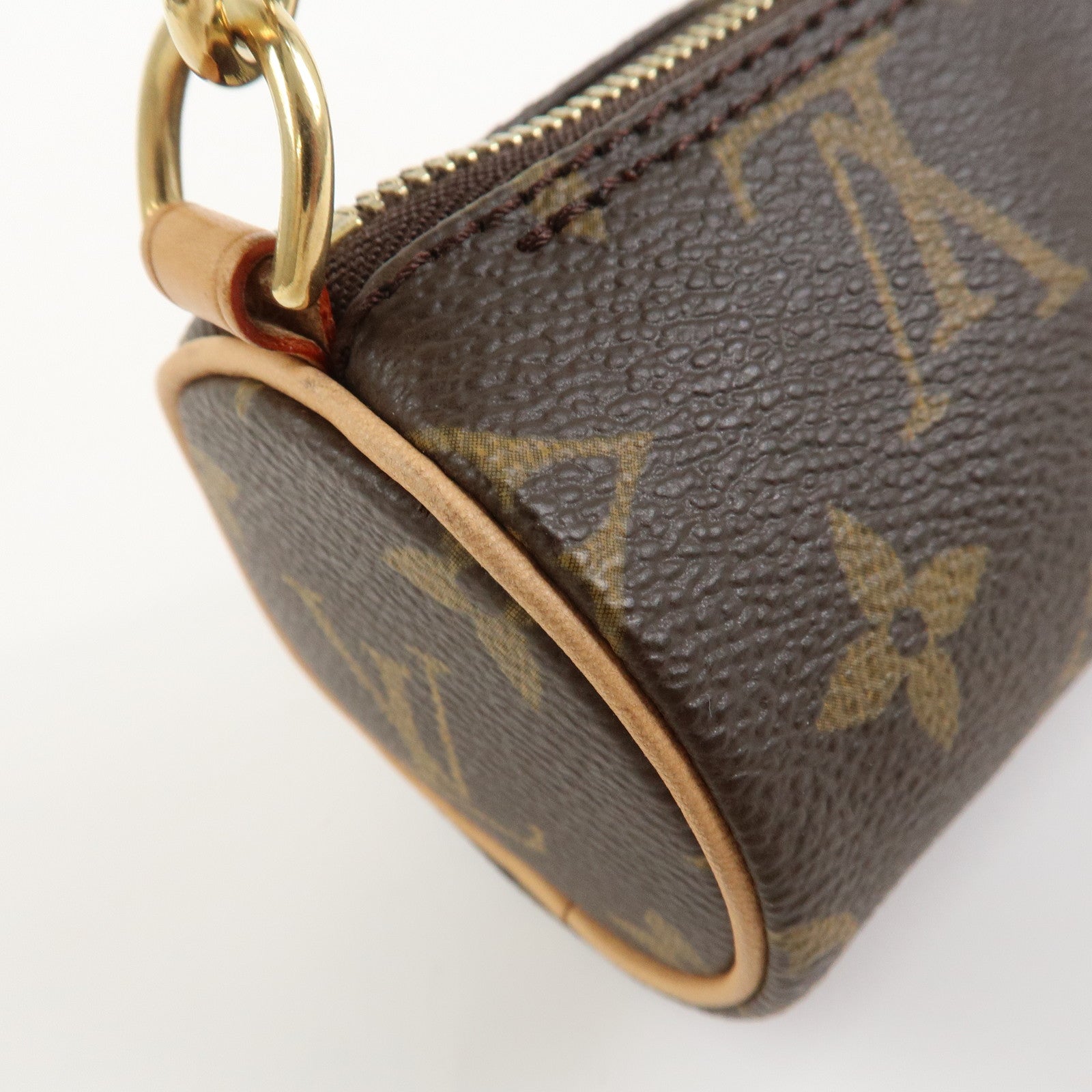 Louis Vuitton Monogram Mini Pouch for Papillon Bag Brown