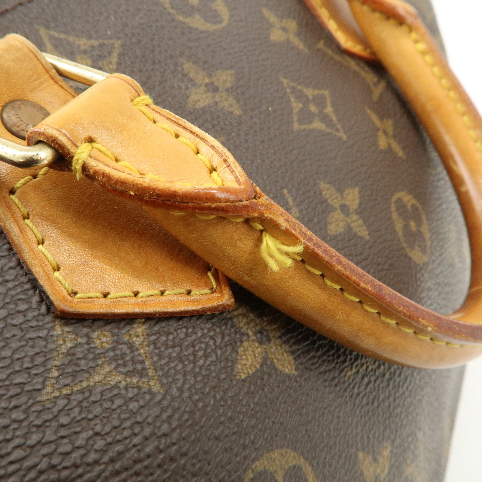 Louis Vuitton Monogram Speedy 30 Boston Bag Hand Bag Brown M41526 Used