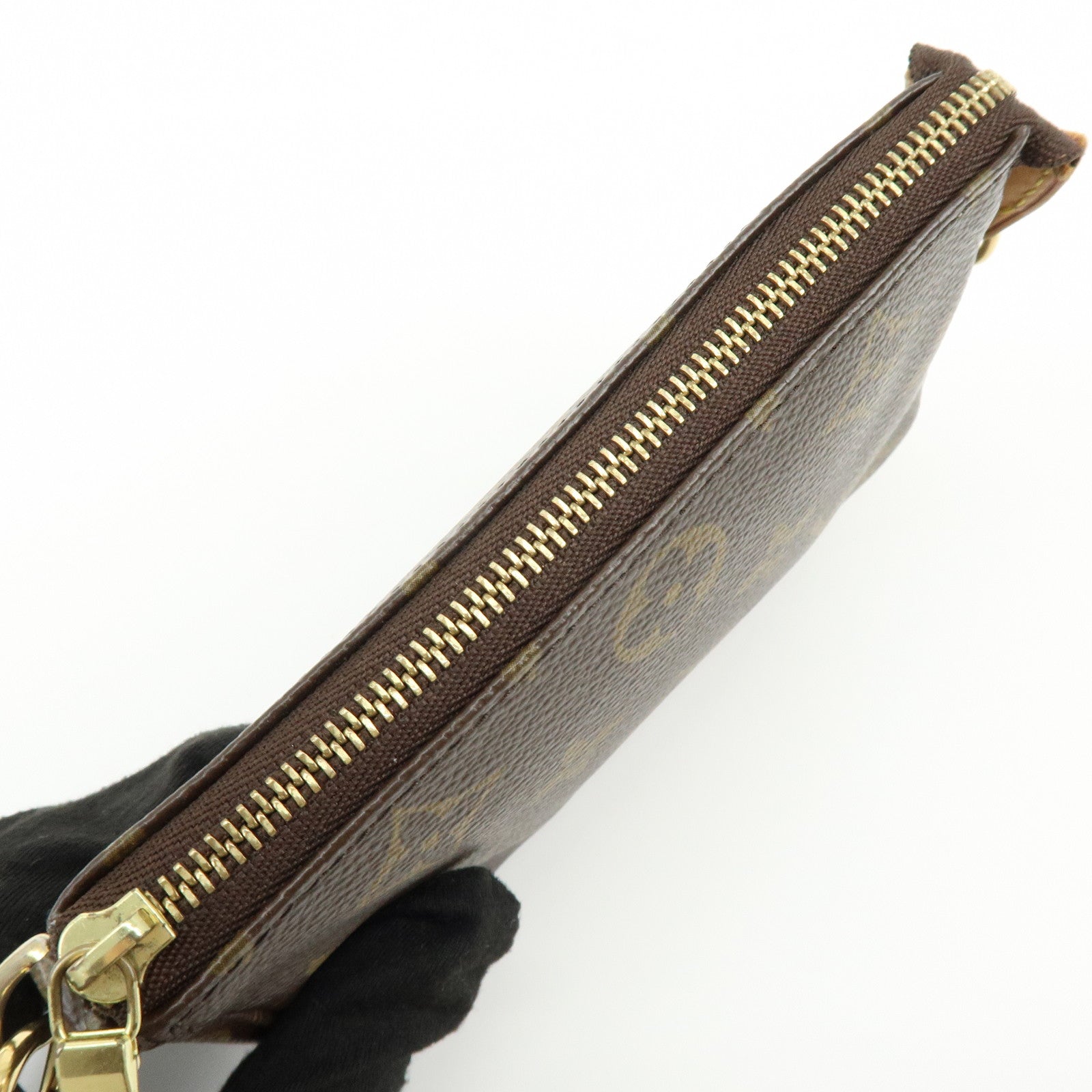 Louis Vuitton Monogram Mini Pochette Accessoires Hand Bag M58009