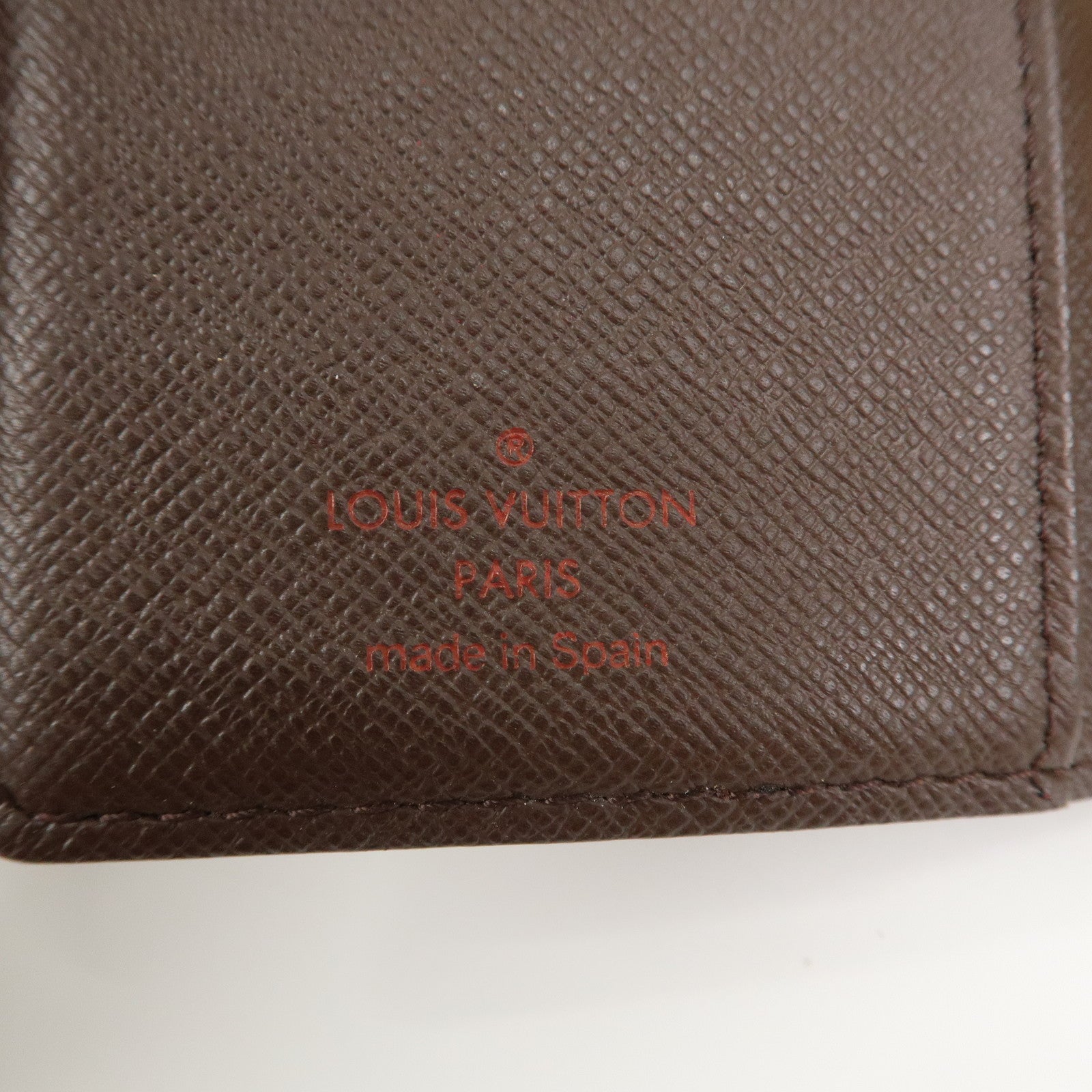 Louis Vuitton Damier Agenda PM Planner Cover Damier Ebene R20700