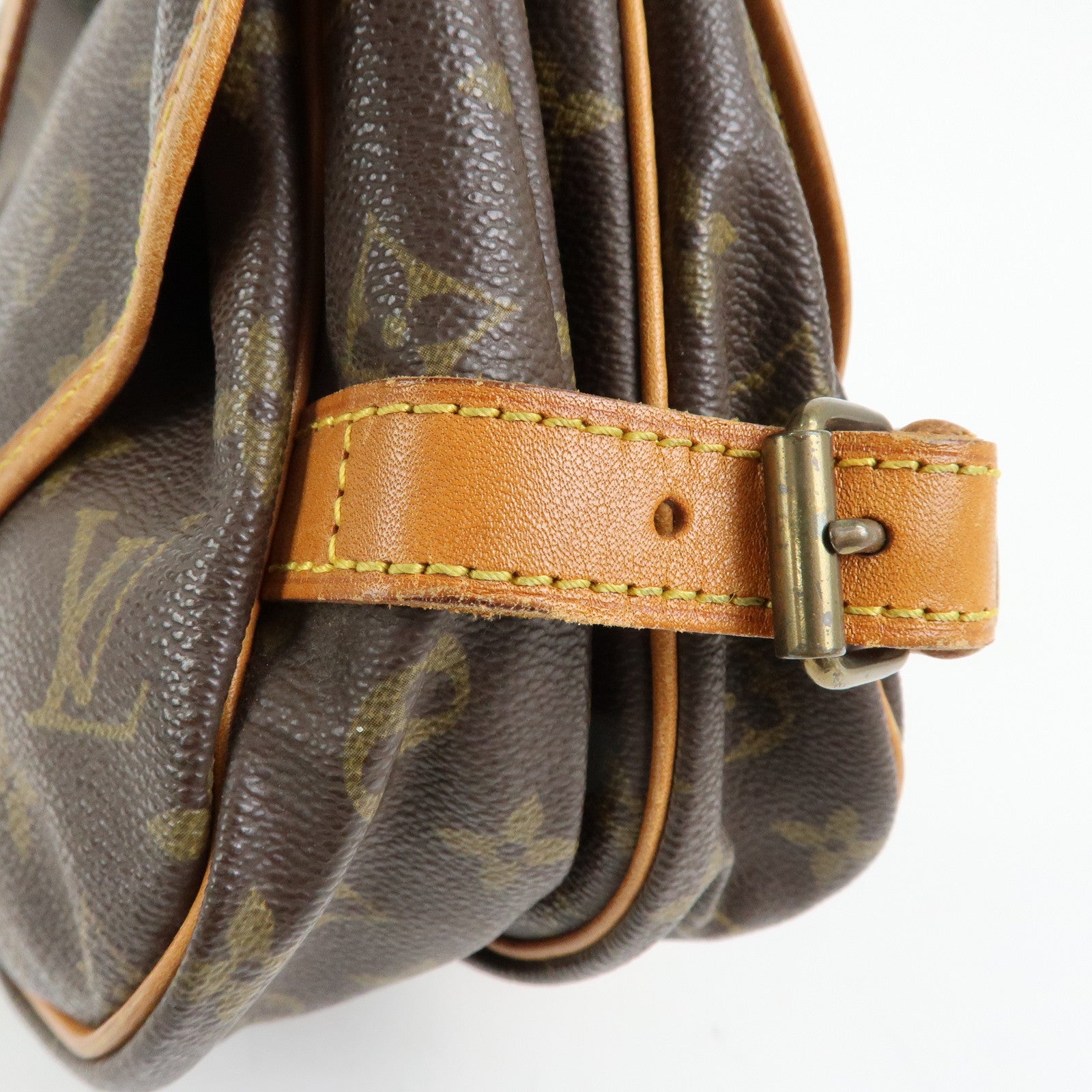 Louis Vuitton Monogram Saumur 30 Canvas Shoulder Bag Brown M42256