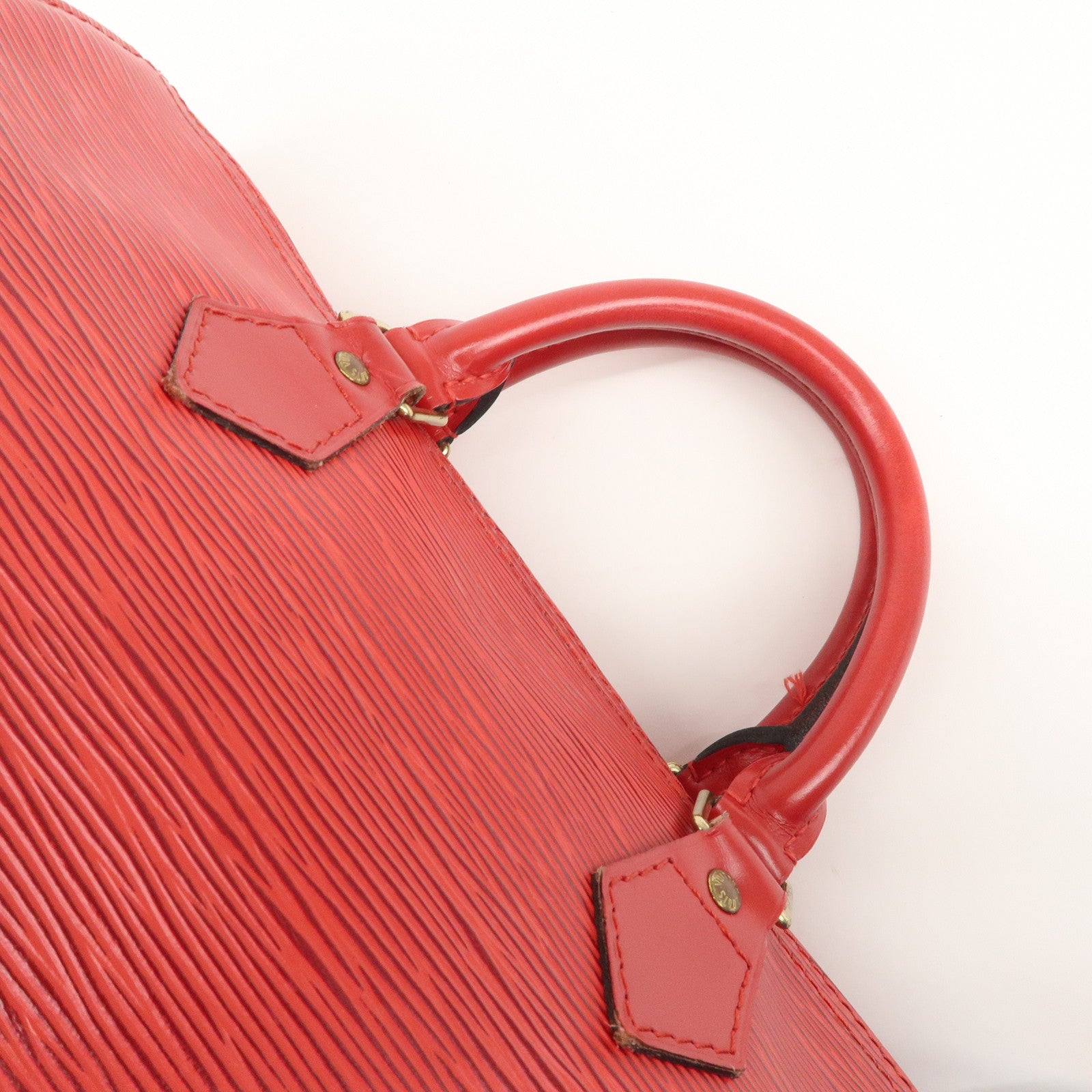 Louis Vuitton Epi Leather Speedy 30 Boston Bag Castilian Red M43007