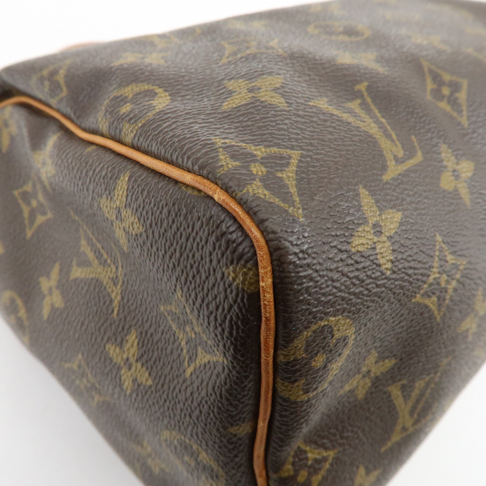 Louis Vuitton Monogram Speedy 25 Boston Bag Hand Bag Brown M41528