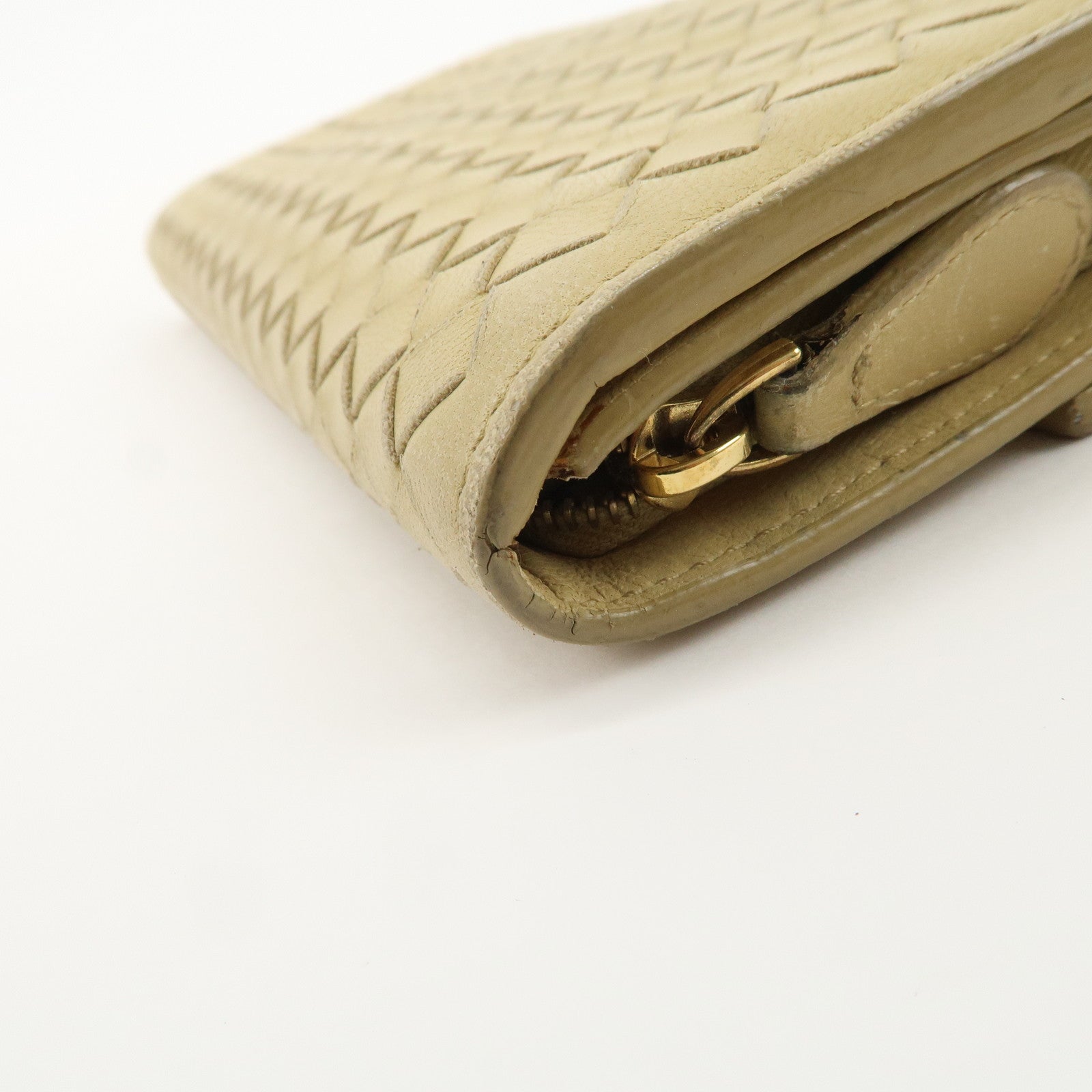BOTTEGA VENETA Intrecciato Set of 2 Wallet Yellow 114075/150509