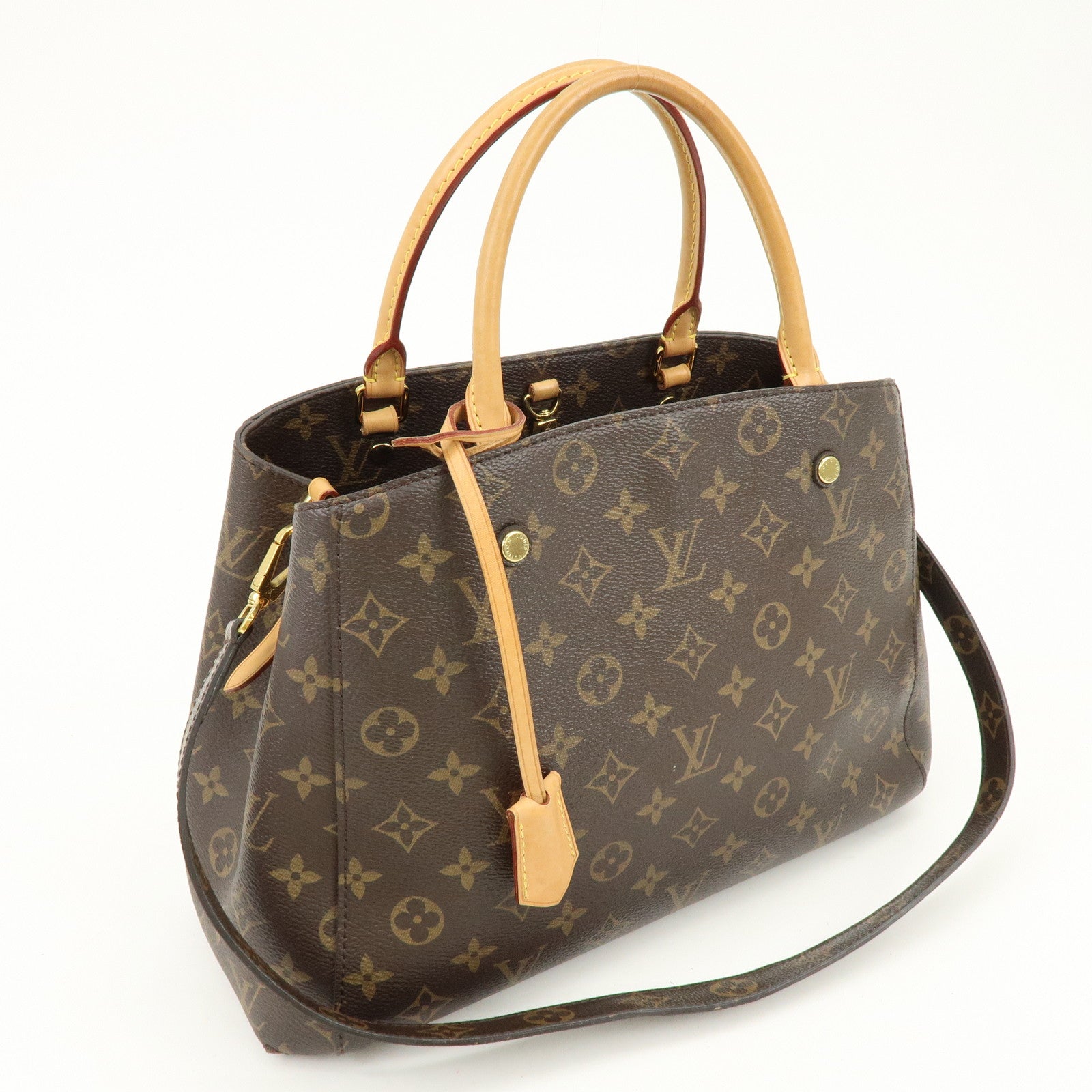 Louis Vuitton Monogram Montaigne MM 2Way Bag Hand Bag M41056