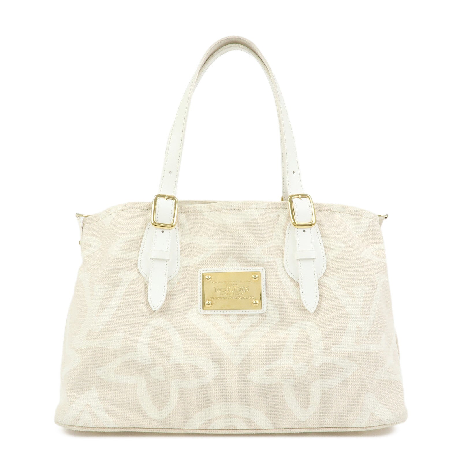 Louis Vuitton Cruise Line Tahitienne PM Canvas Tote Bag M95674