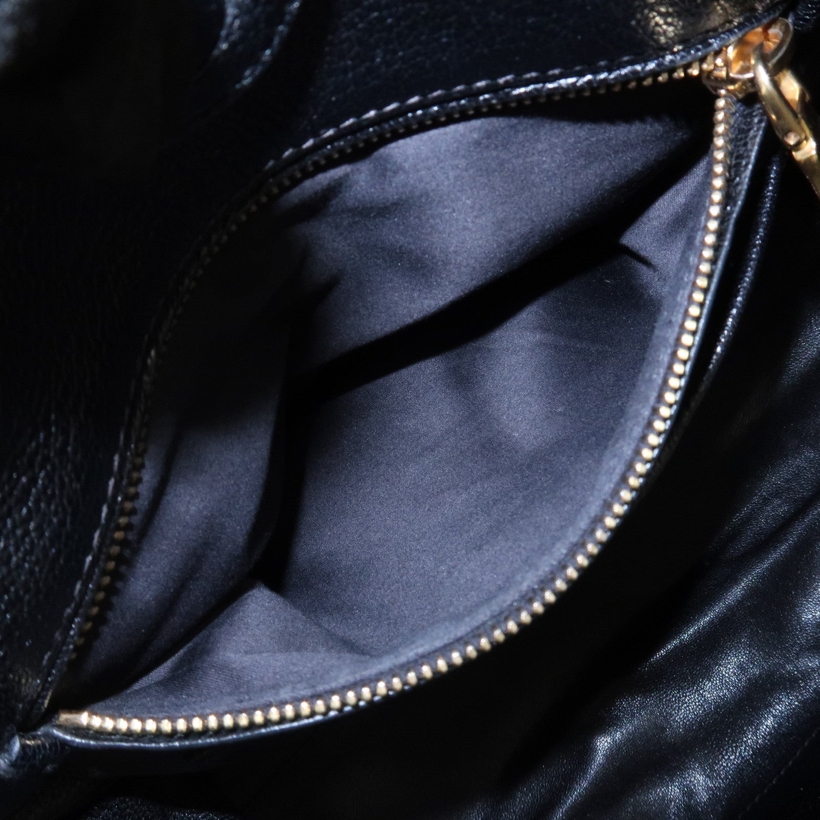 MIU MIU Biker Denim 2Way Hand Bag Shoulder Bag Blue RN1031