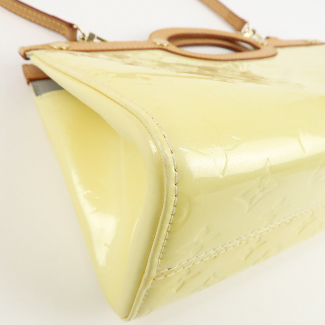 Louis Vuitton Monogram Vernis Roxbury Drive 2Way Bag Perle M91374 Used