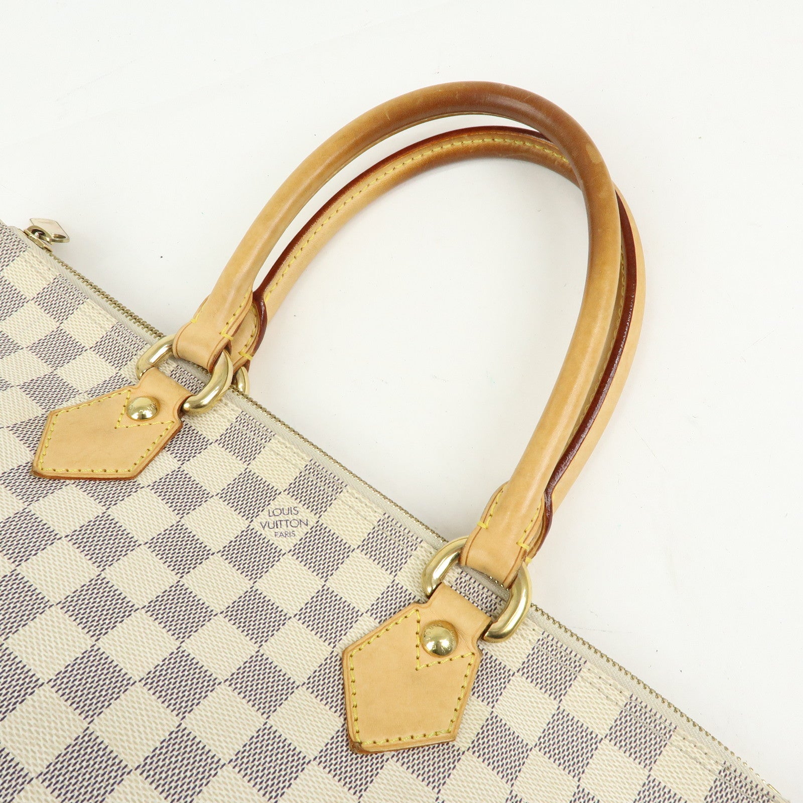 Louis Vuitton Damier Azur Saleya PM Tote Bag Hand Bag N51186