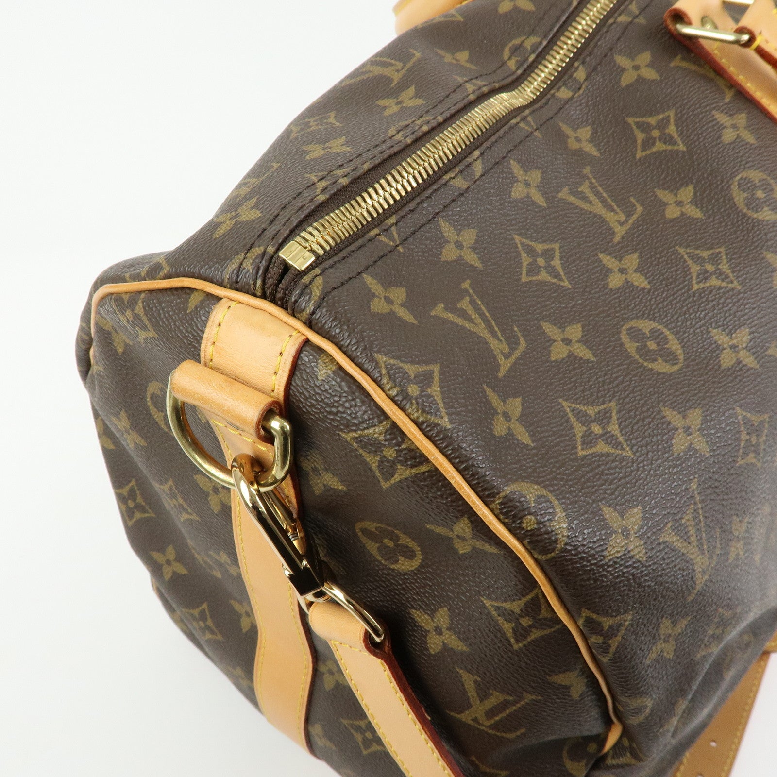 Louis Vuitton Monogram Keep All Bandouliere 55 Boston Bag M41414