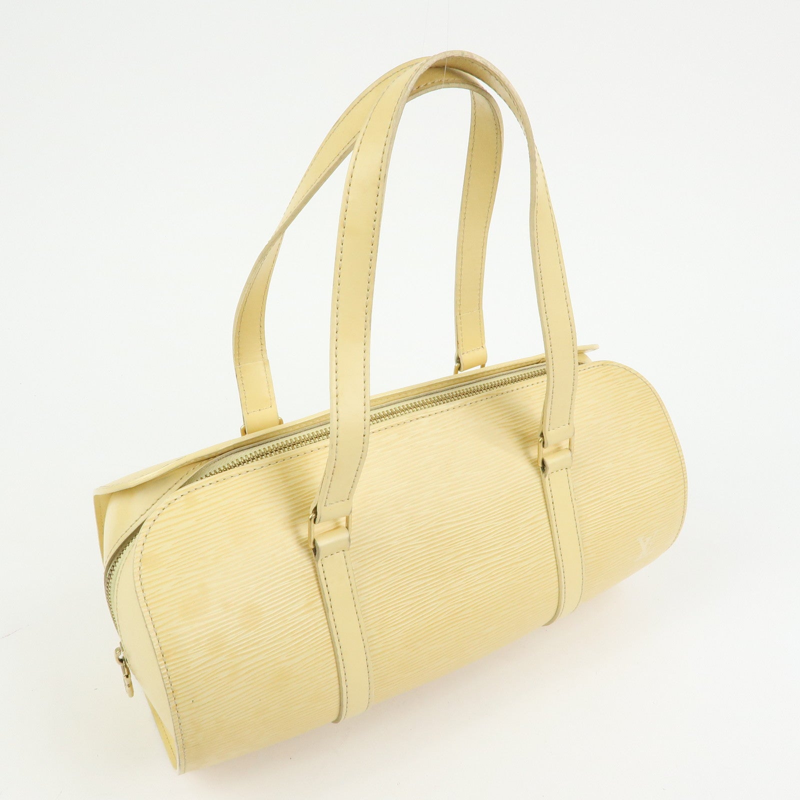 Louis Vuitton Epi Leather Soufflot Hand Bag Vanilla M5222A