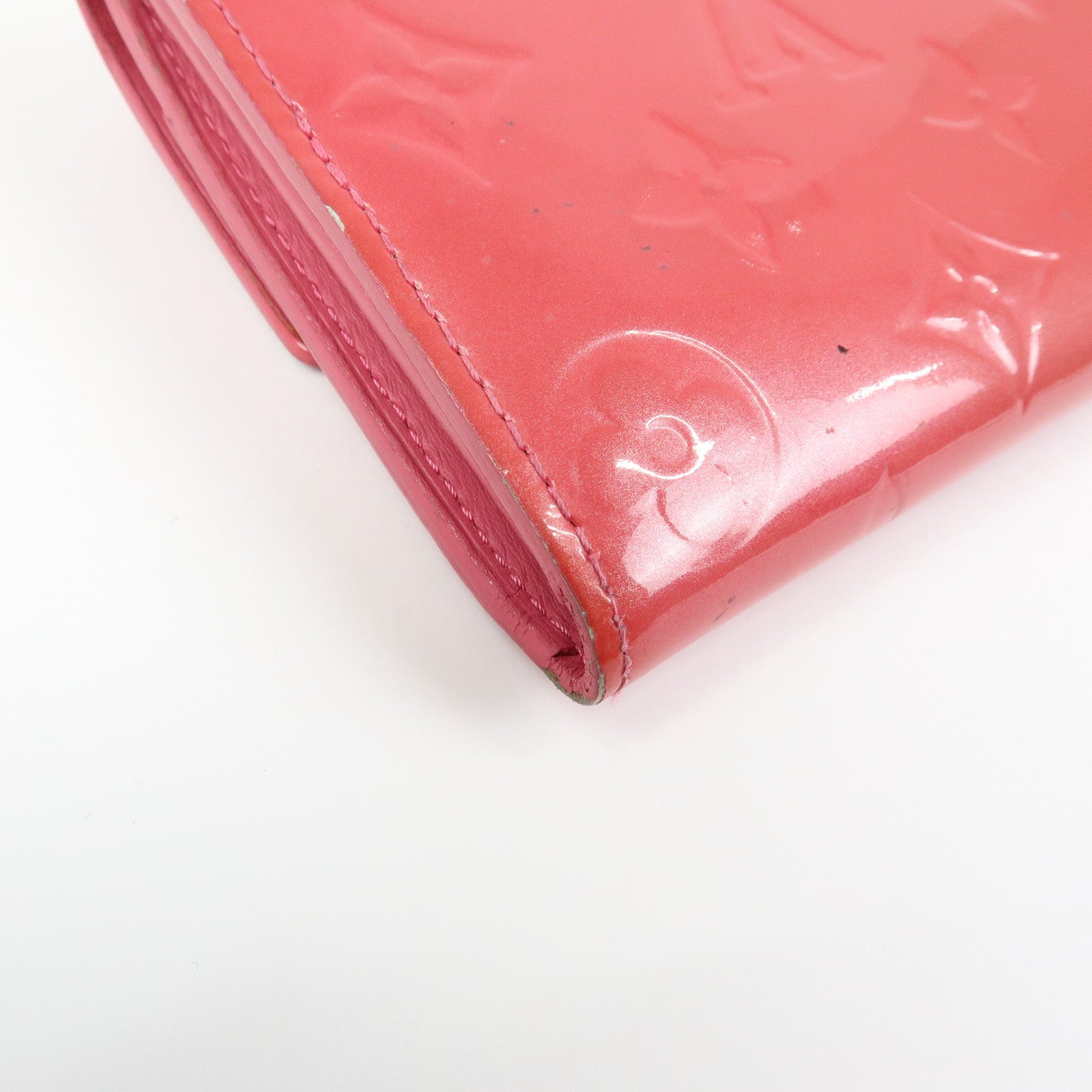 Louis Vuitton Vernis Porte‑Feuille Sarah Long Wallet Pink M9140F