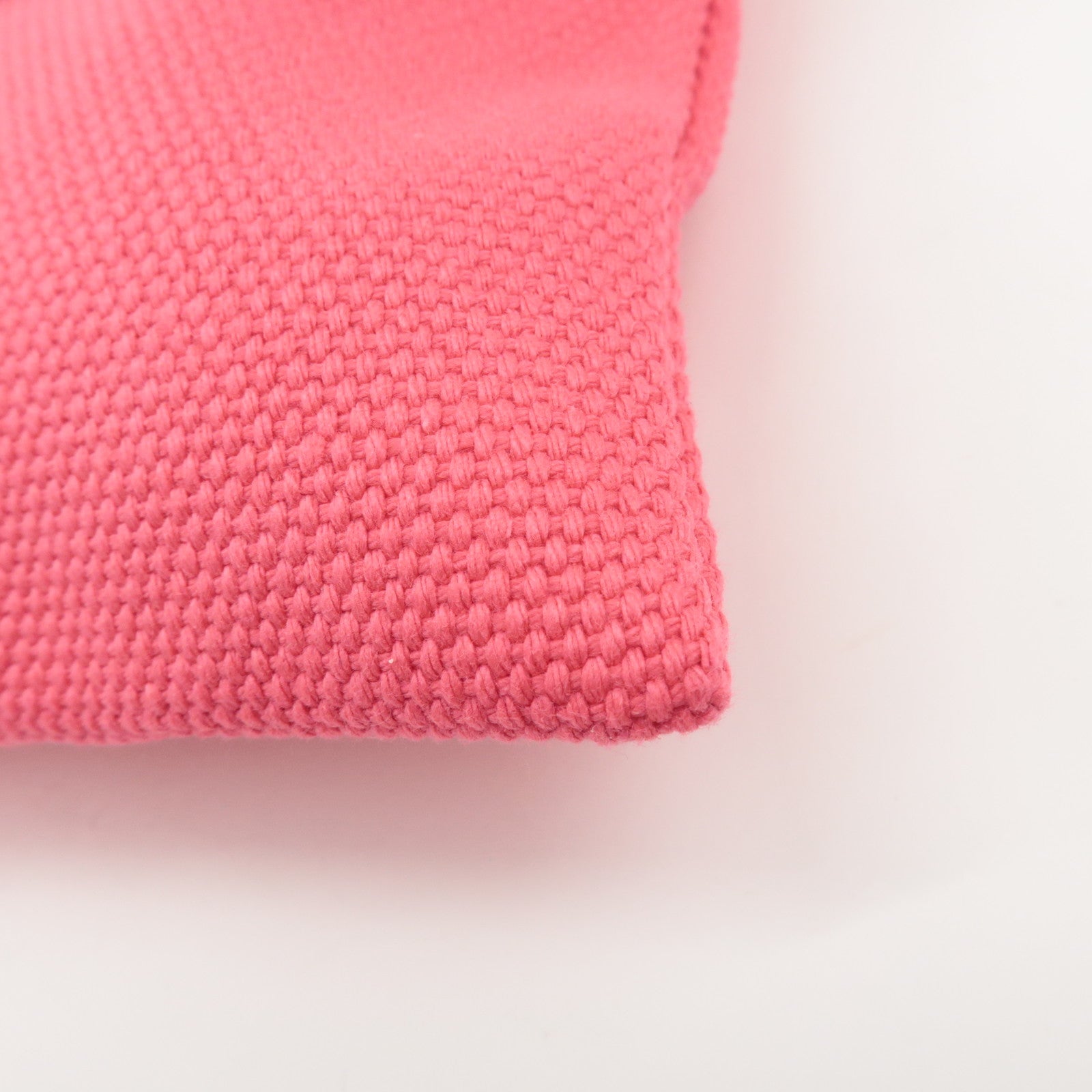 Louis Vuitton Antigua Canvas Leather Pochette Plat PM Pink M40068 Used