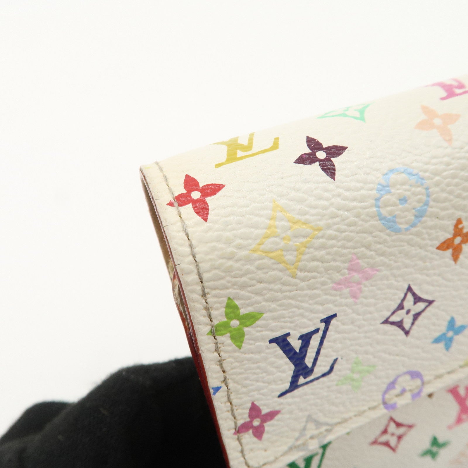 Louis Vuitton Monogram Multicolor Portefeuille Alexandra Wallet Blanc M60083