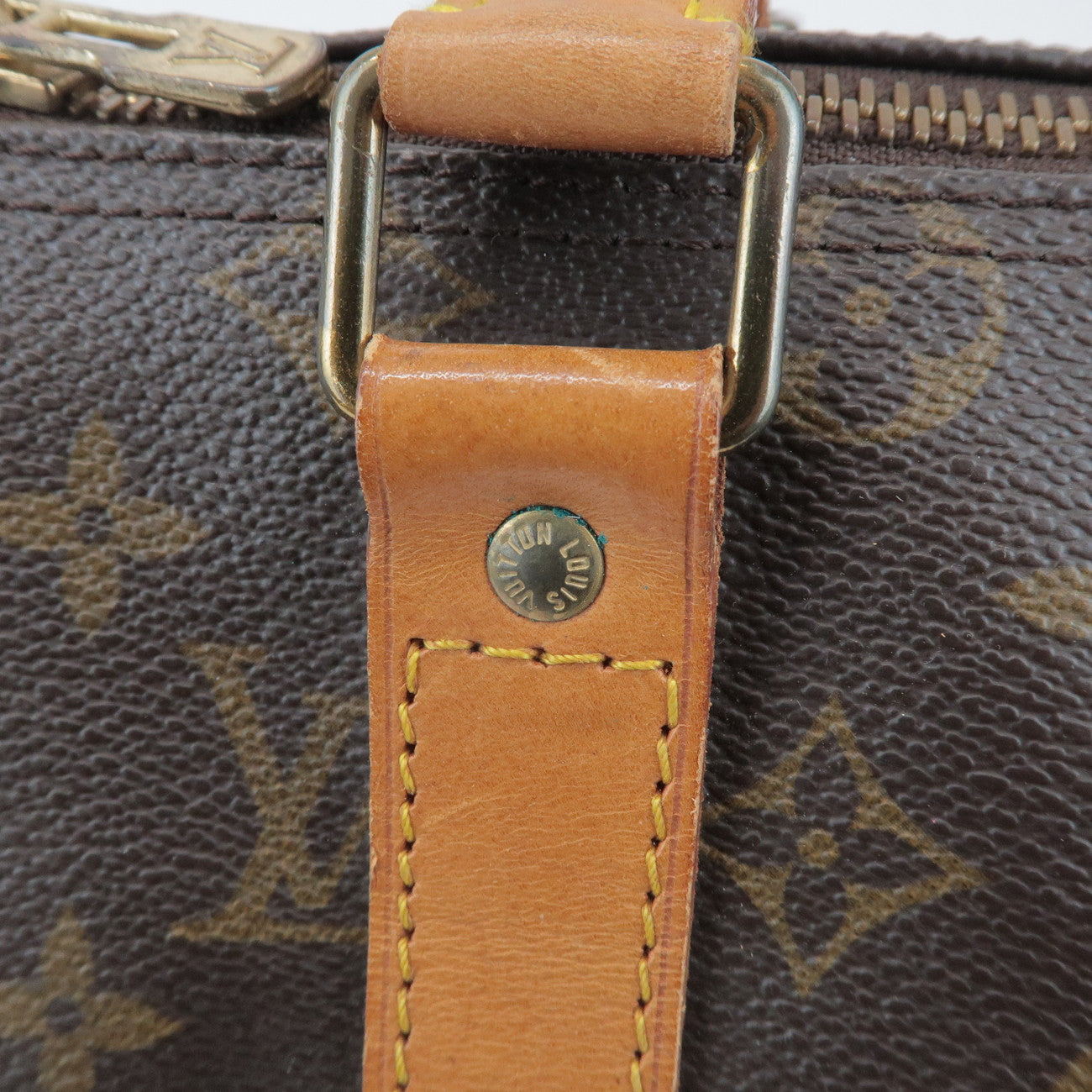 Louis Vuitton Monogram Keep All Bandouliere 45 Boston Bag M41418