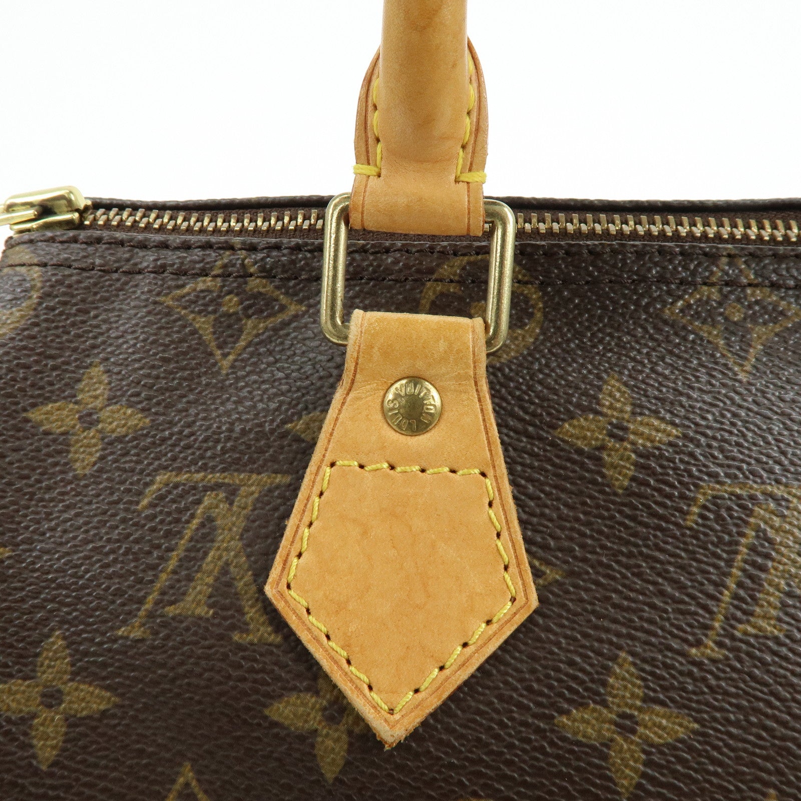 Louis Vuitton Monogram Speedy 25 Boston Bag Hand Bag Brown M41528