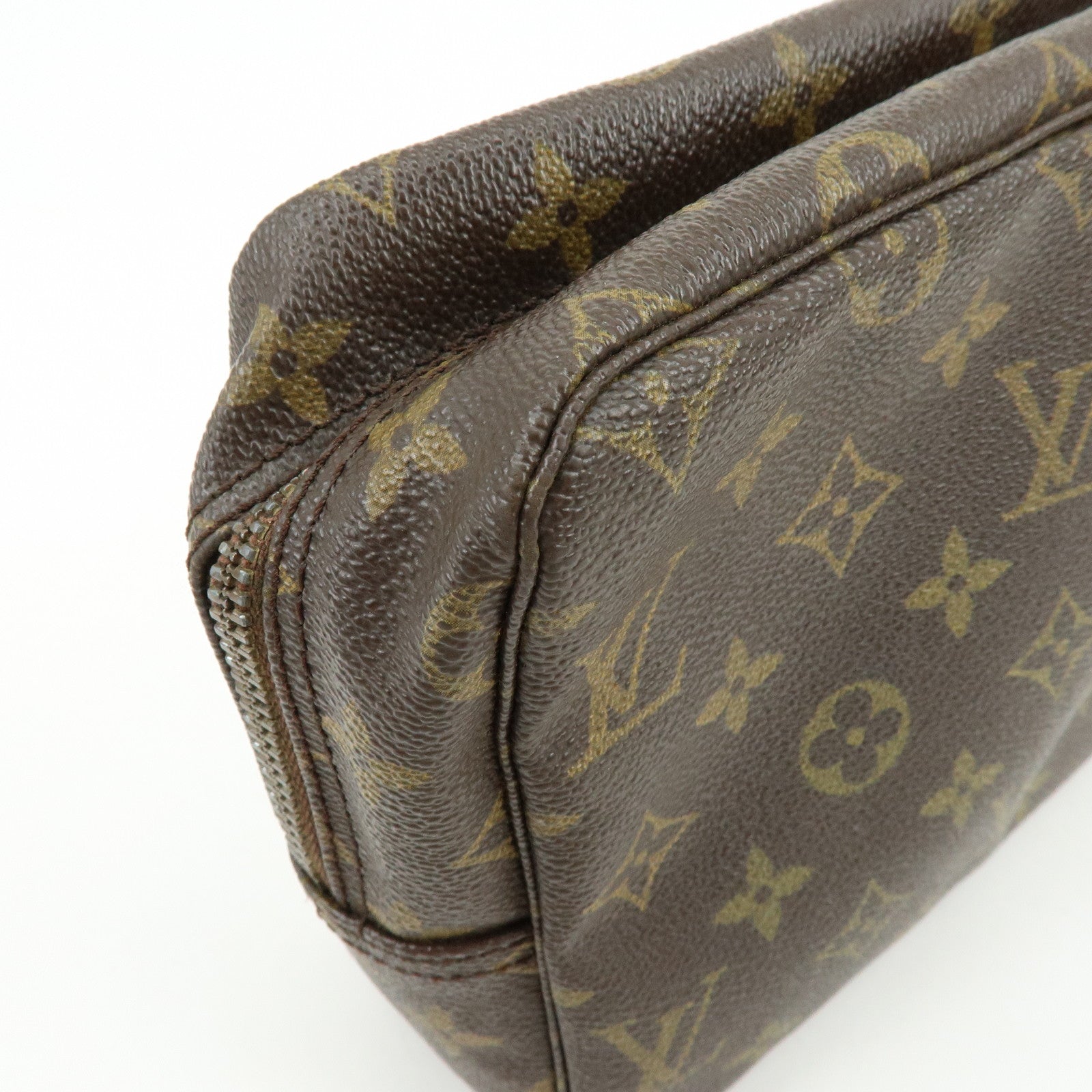Louis Vuitton Monogram Trousse Toilette 28 Pouch Brown M47522