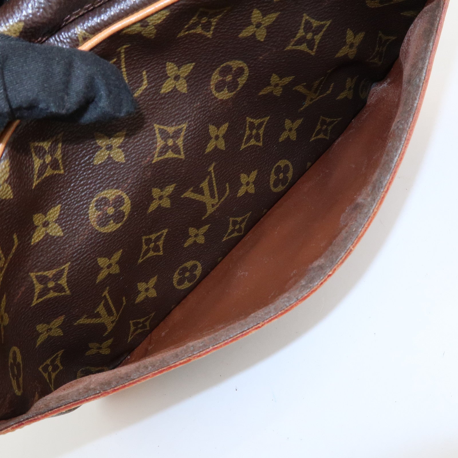 Louis Vuitton Monogram Compiegne 28 Pouch Clutch Bag Brown M51845 Used
