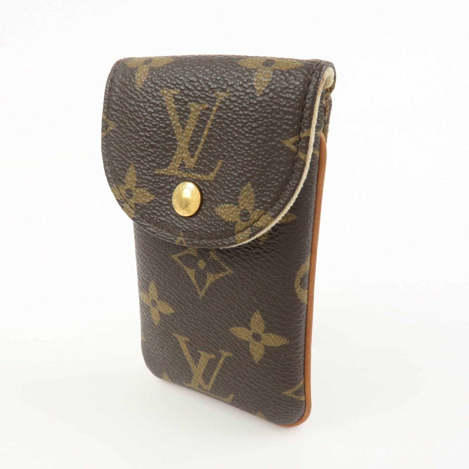 Louis Vuitton Monogram Etui Telefonne MM Phone Case Brown M66546