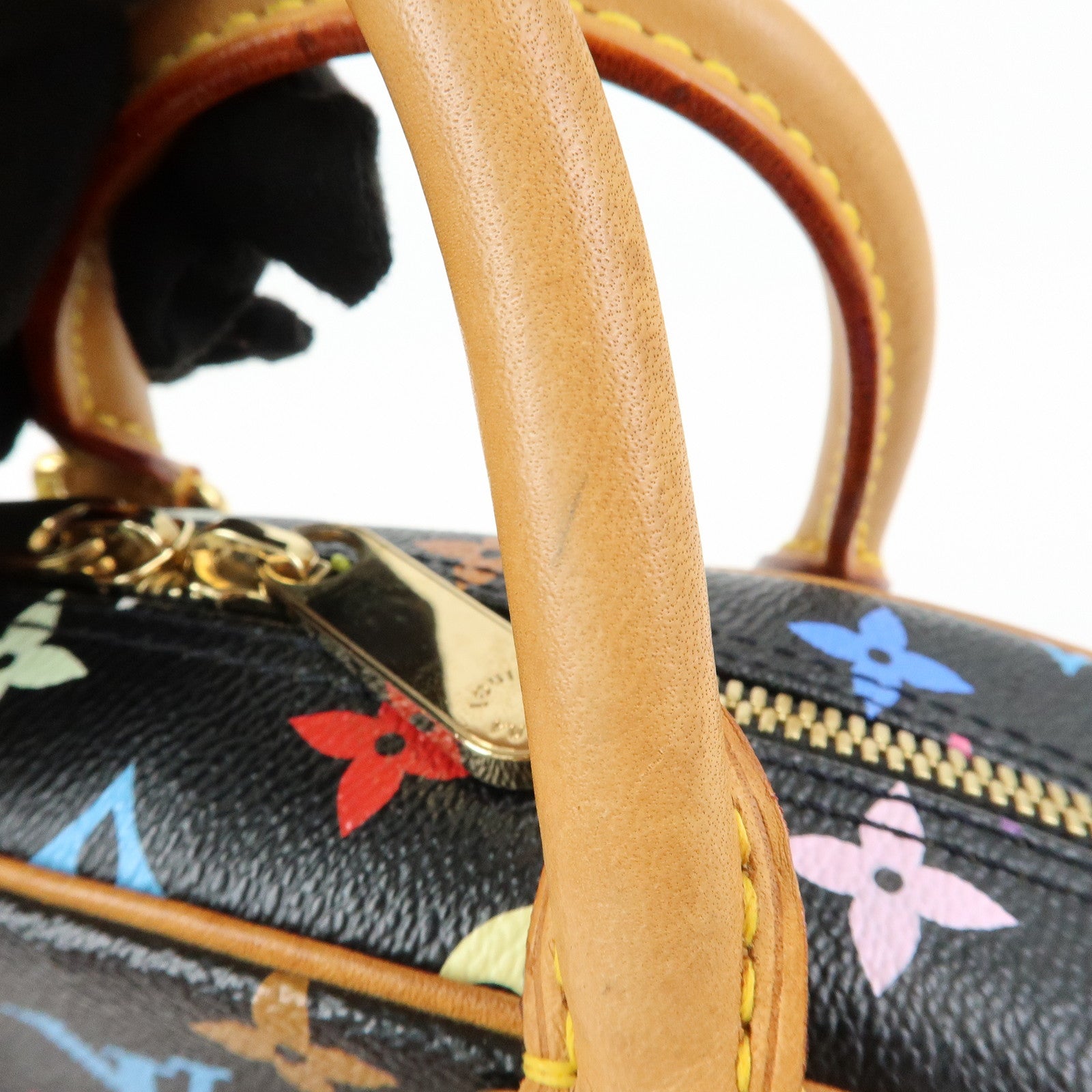 Louis Vuitton Monogram Trouville Multicolor Hand Bag Noir M92662